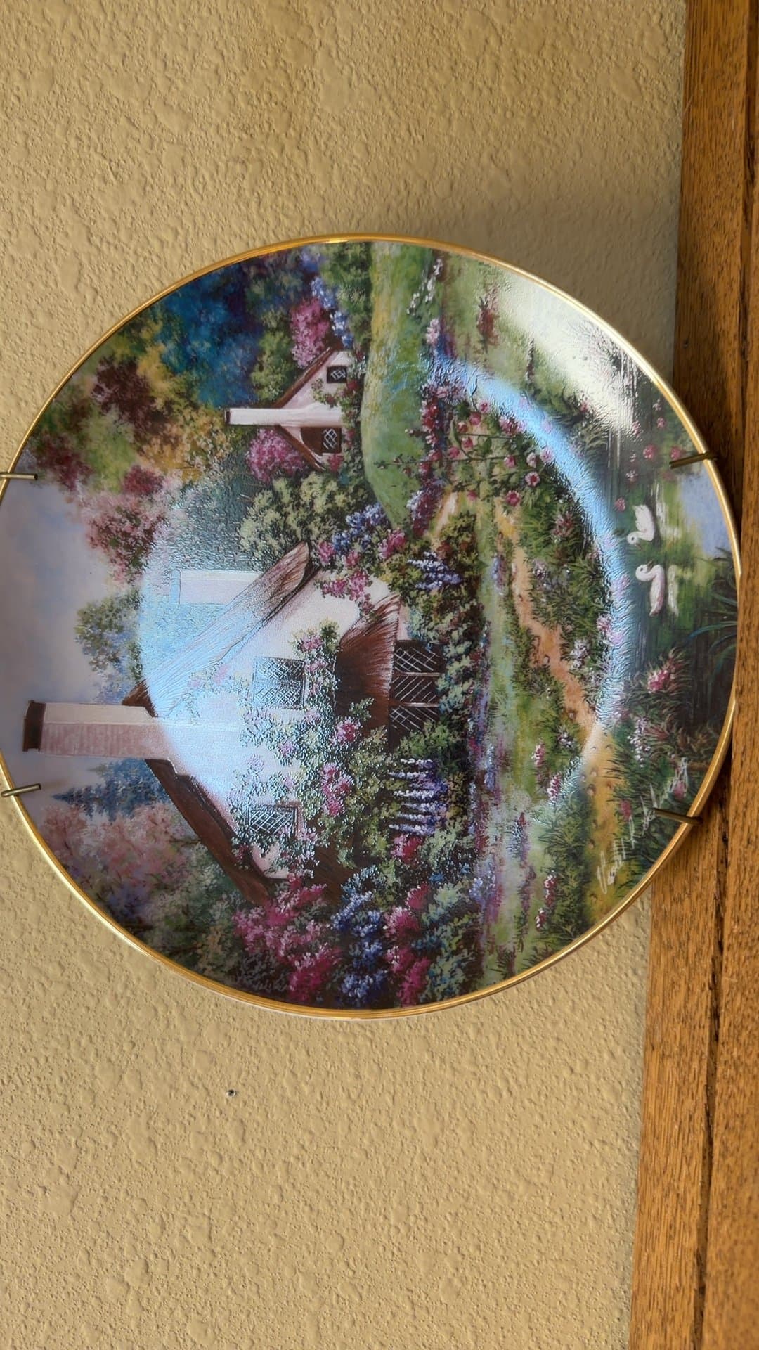 Franklin Mint 'A Cozy Glen' Limited Edition Plate - Image 1