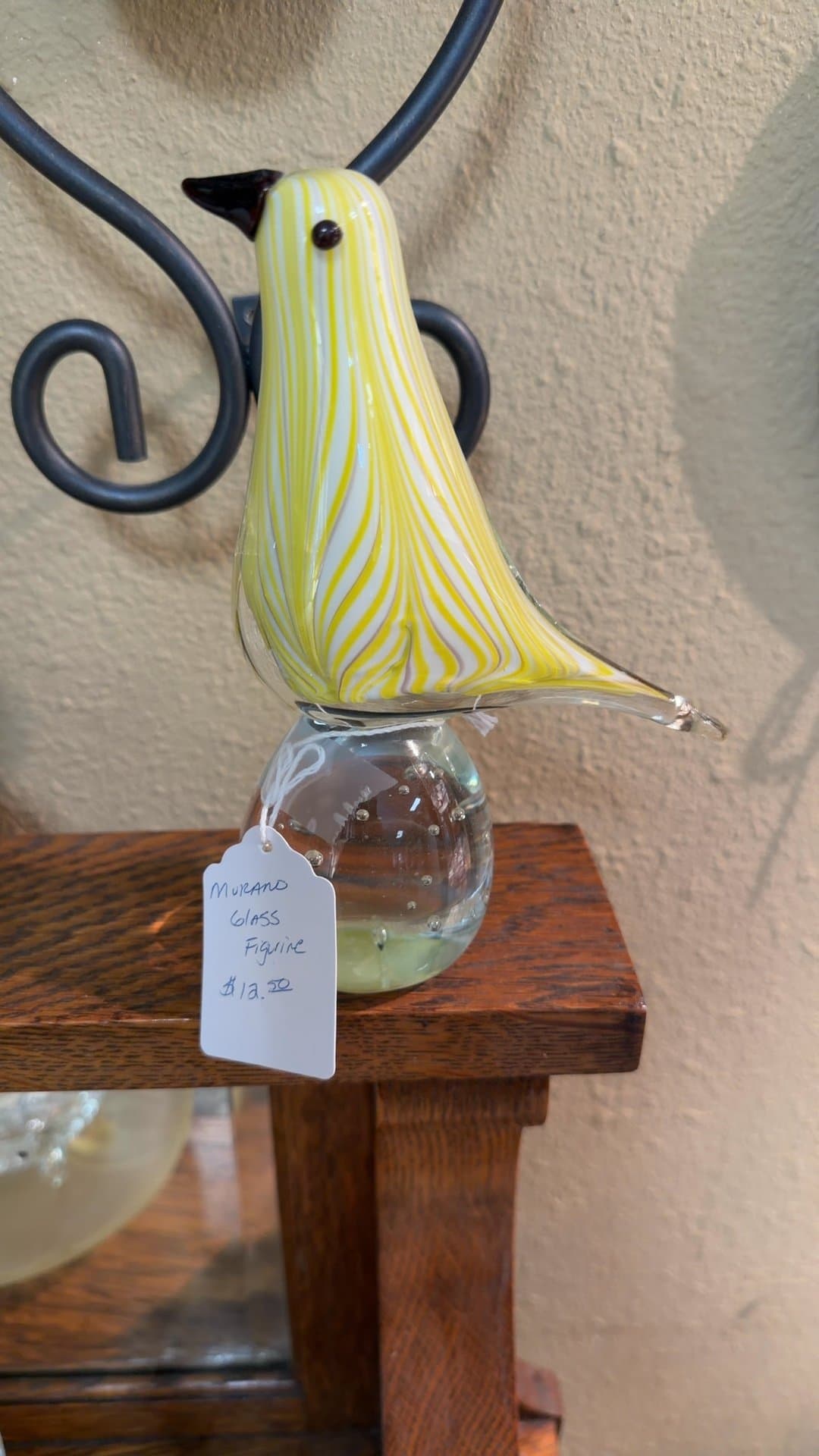 Murano Glass Bird Figurine