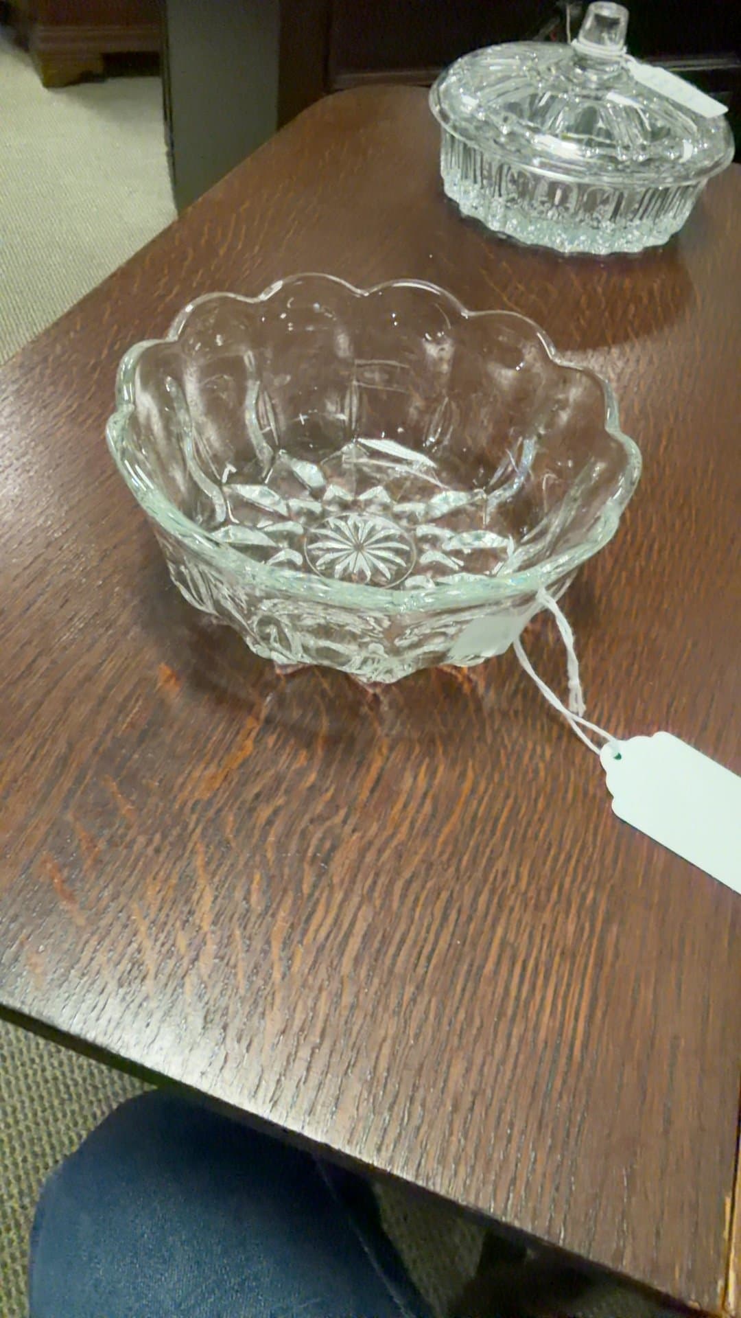 Vintage Glass Candy Dish - Image 1