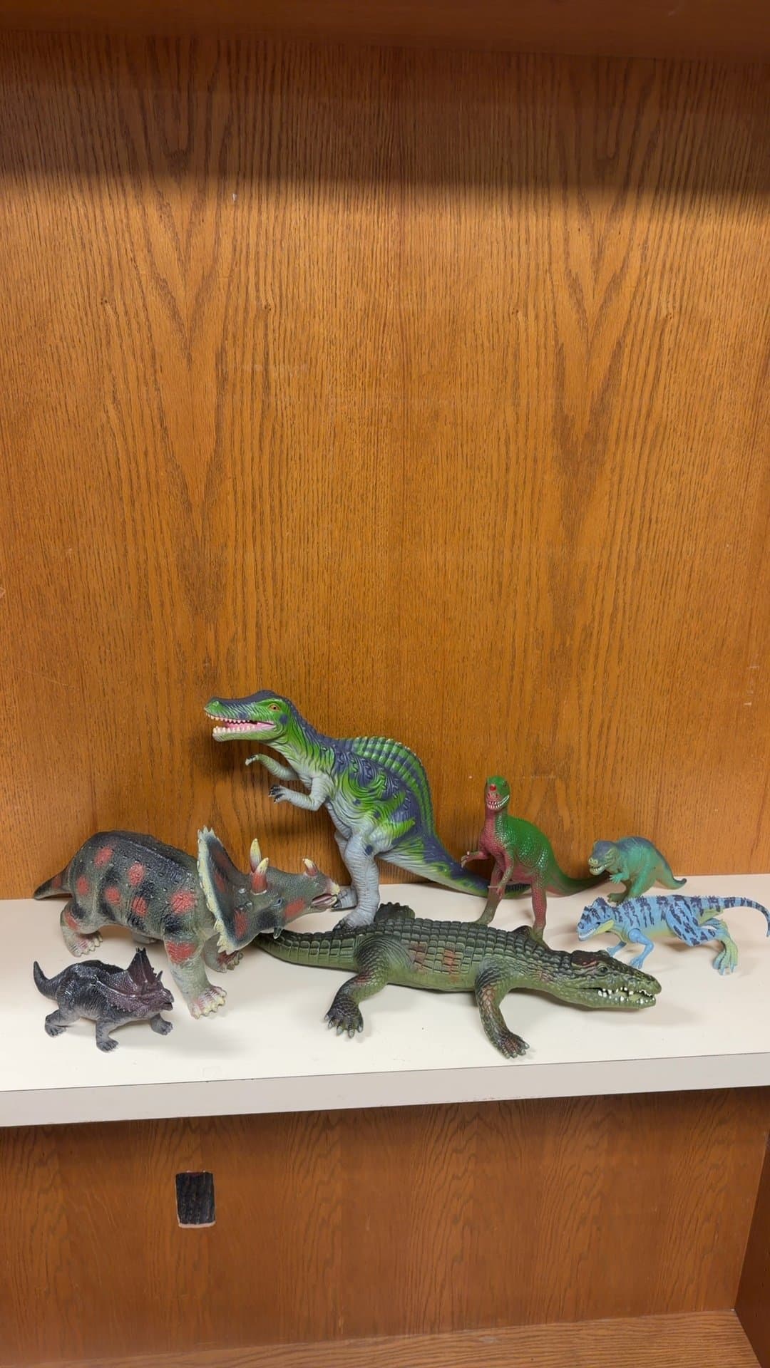 Assorted Plastic Dinosaur and Reptile Toy Figures Lot - Image 1