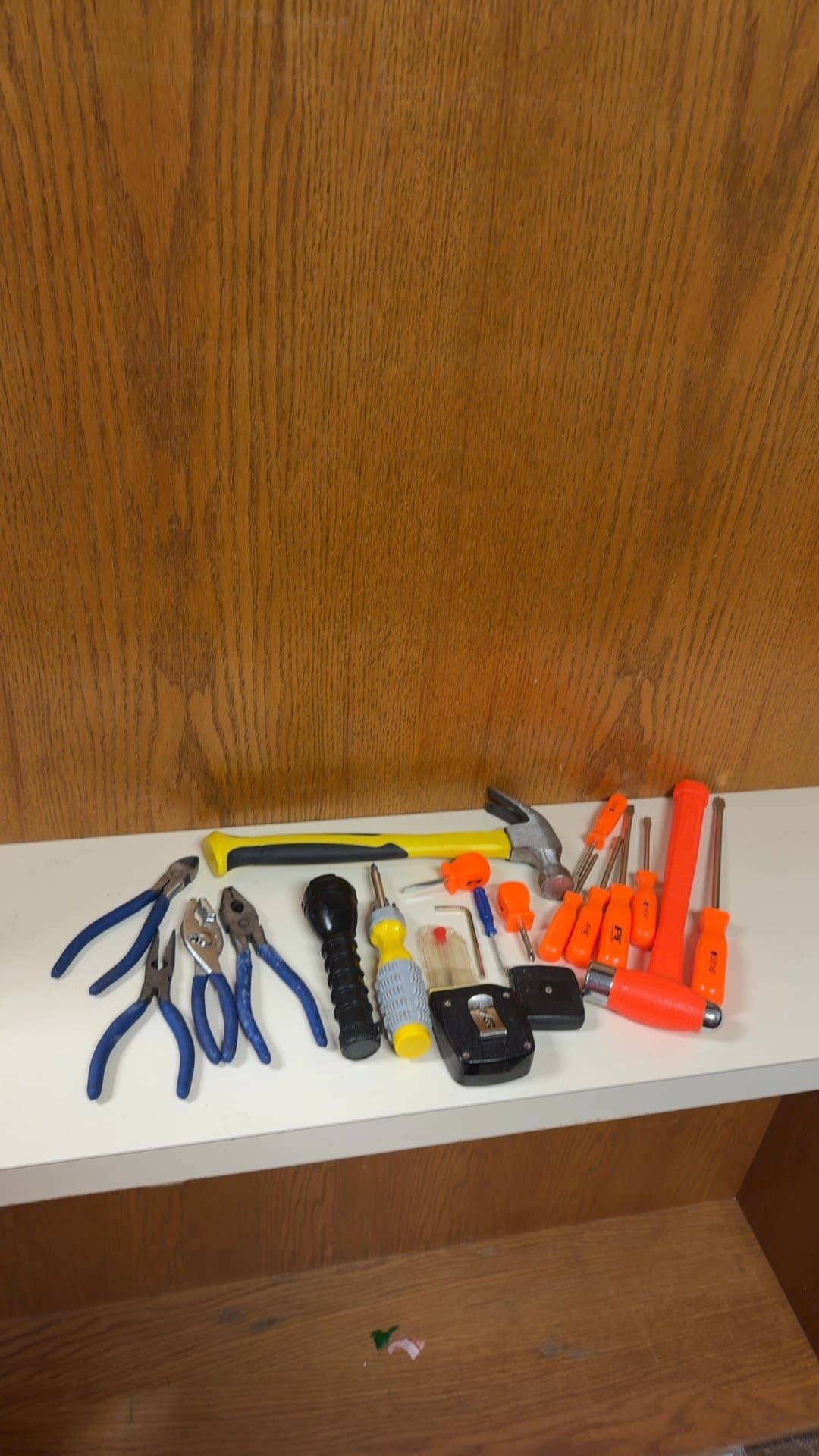 Assorted Hand Tool Lot with Screwdrivers, Hammers, and Pliers - Image 1