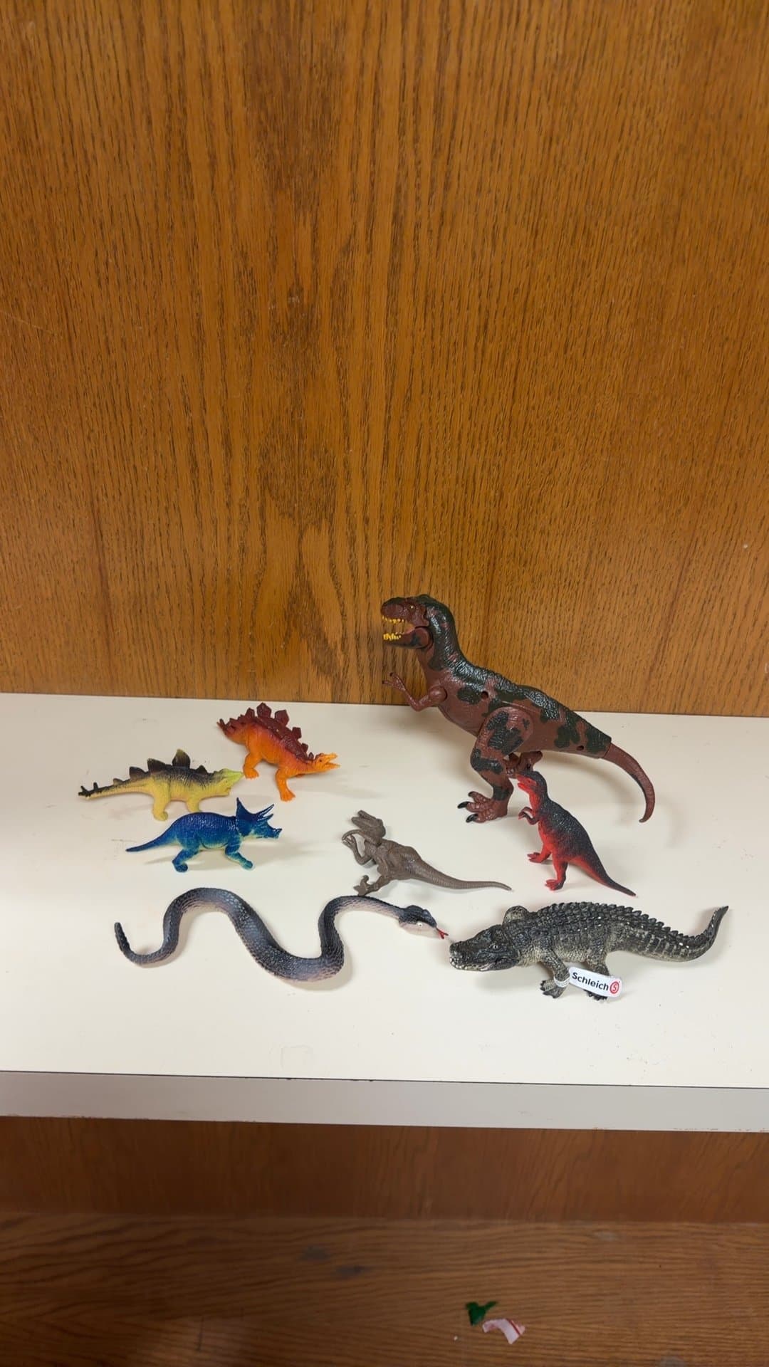 Assorted Plastic Dinosaur and Reptile Toy Figures Lot - Image 1
