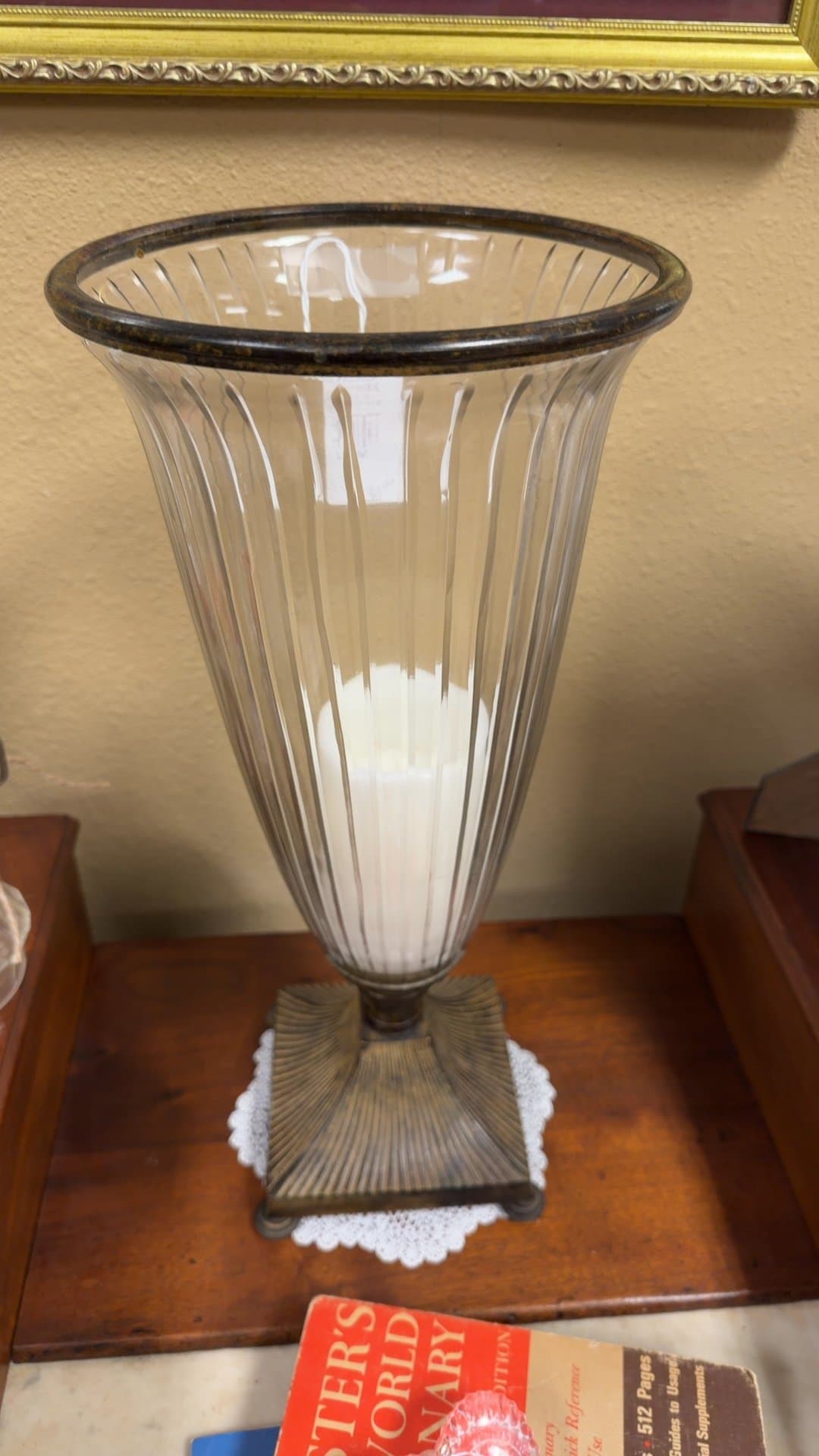 Fluted Trumpet Vase