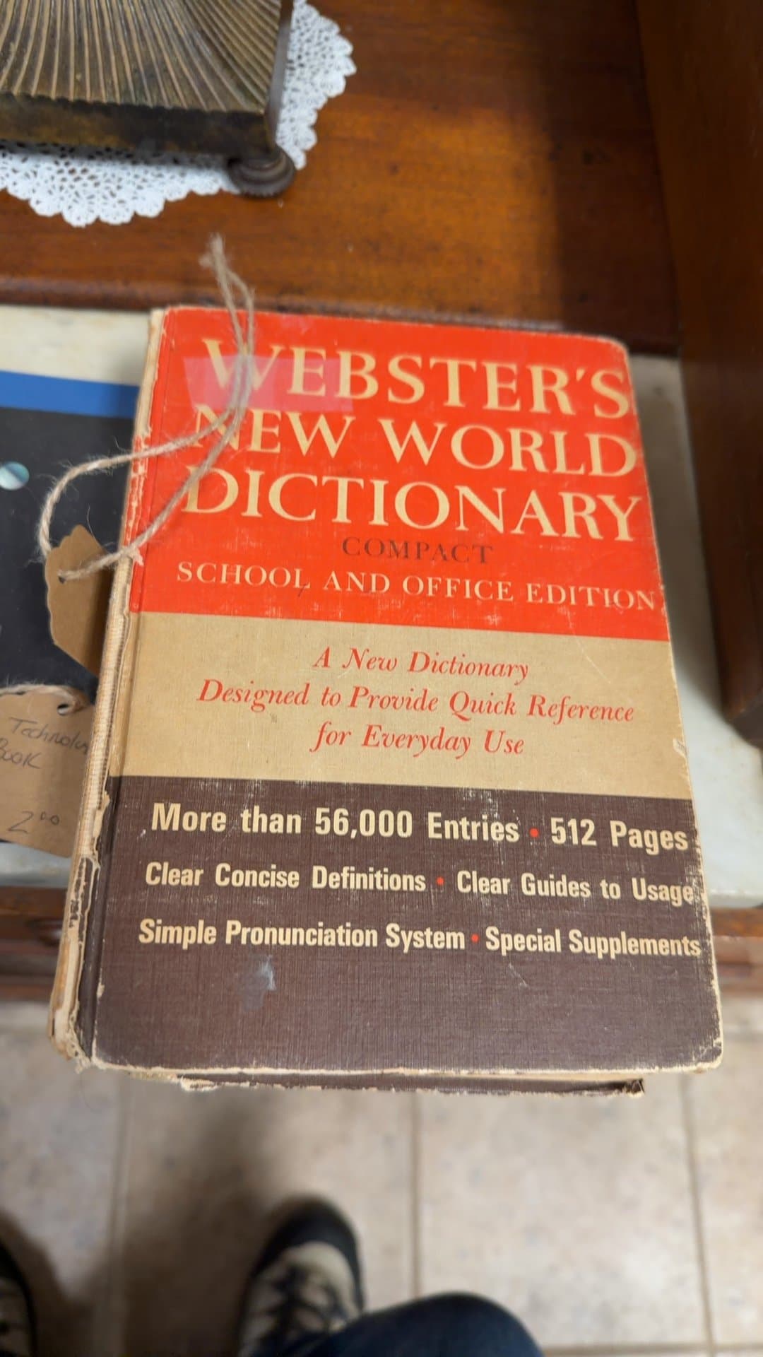 Webster's New World Dictionary 1967 - Image 1