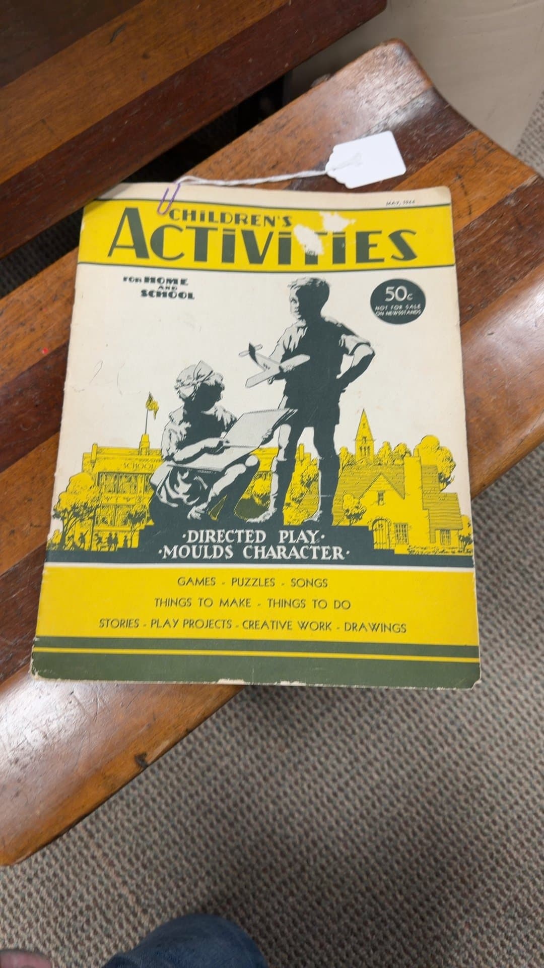 1940s Children's Activities Magazine - Image 1