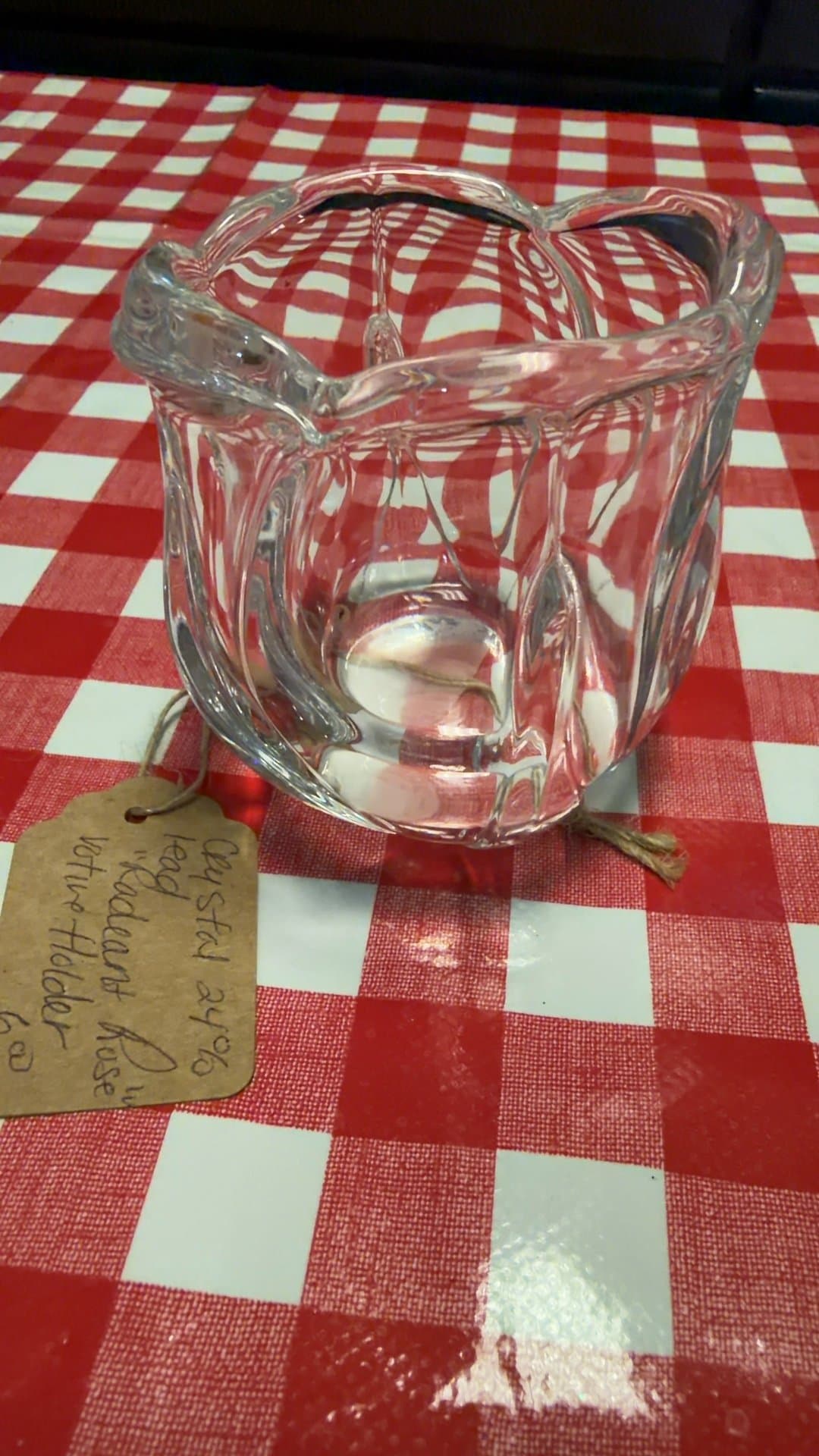 Crystal Lead Votive Holder - Image 1