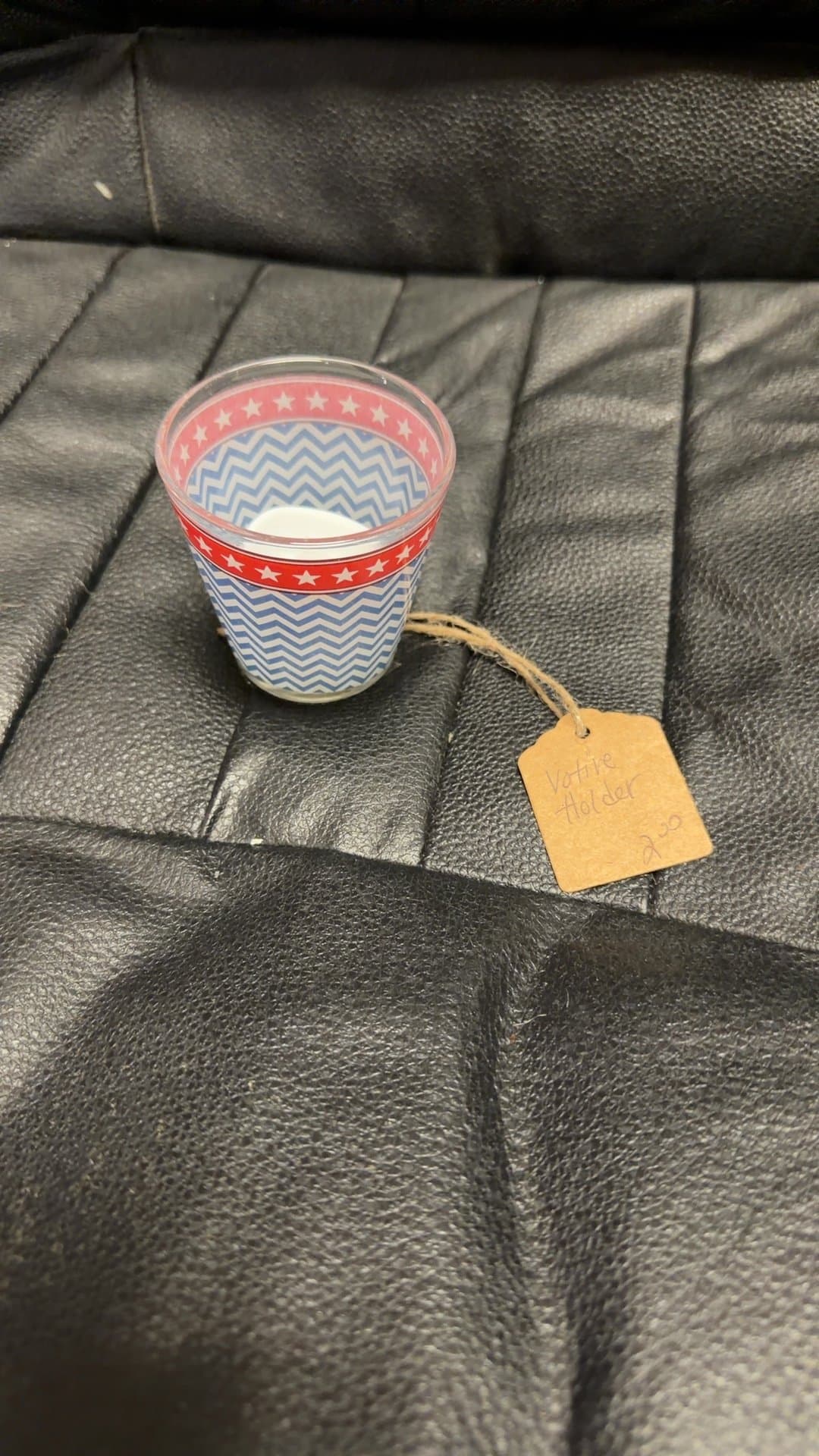 Patriotic Votive Candle Holder - Image 1
