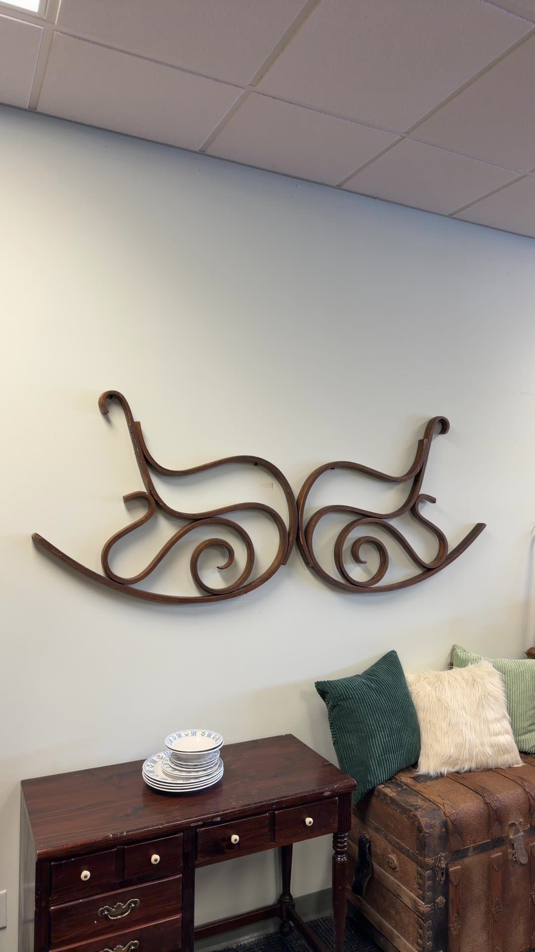 Decorative Wooden Wall Art - Image 1