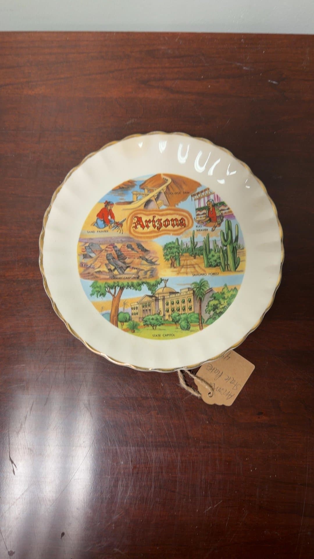 Arizona Souvenir Decorative Plate - Image 1