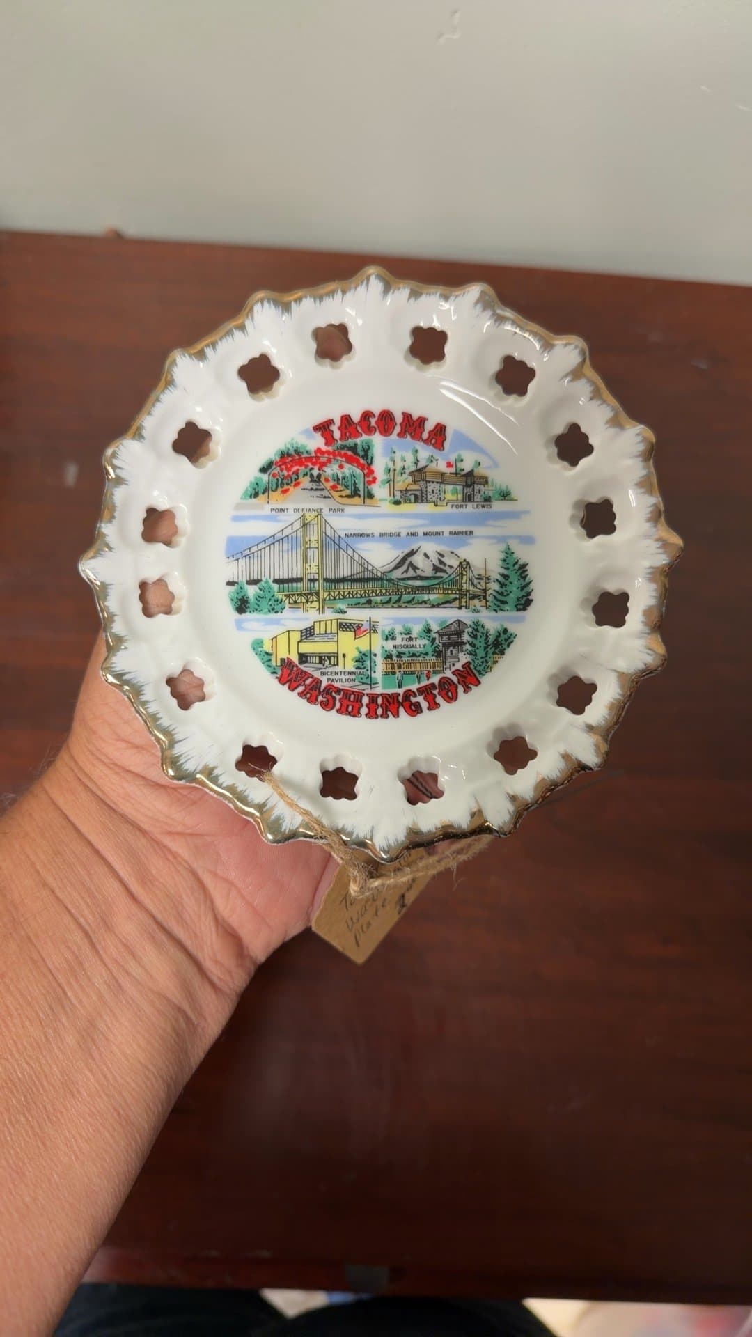 Tacoma Washington Decorative Plate - Image 1