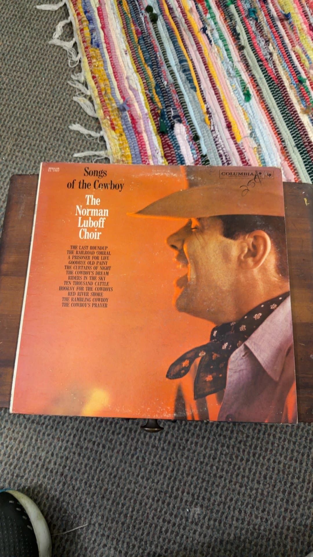 Songs of the Cowboy by The Norman Luboff Choir Vinyl Record - Image 1