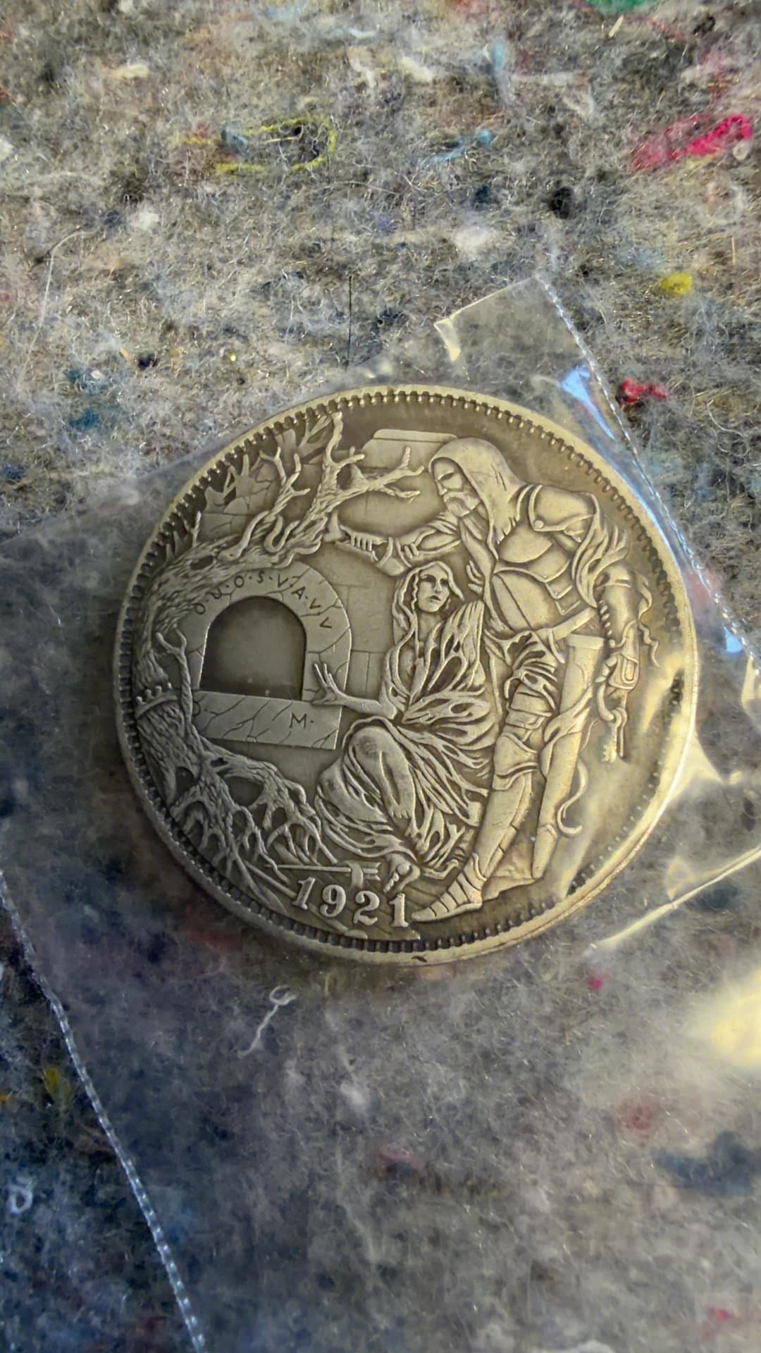 1921 Hobo Nickel Style Morgan Dollar - Image 1
