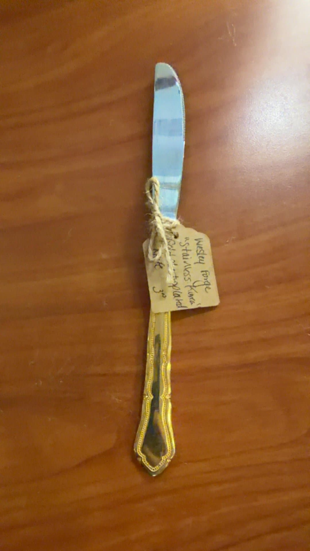 Wesley Forge Stainless Steel Knife - Image 1