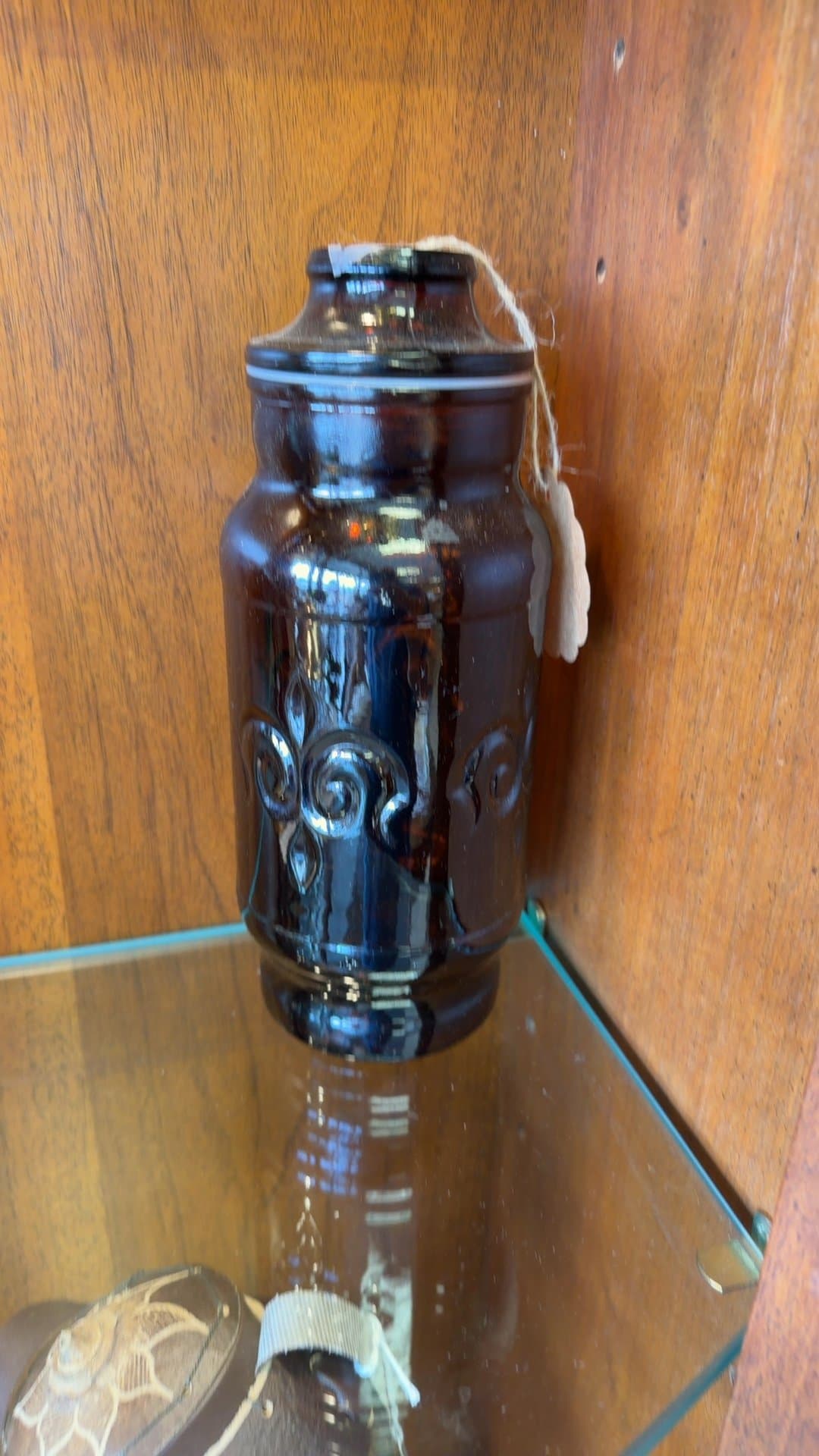 Vintage Borden Cremora Glass Jar - Image 1