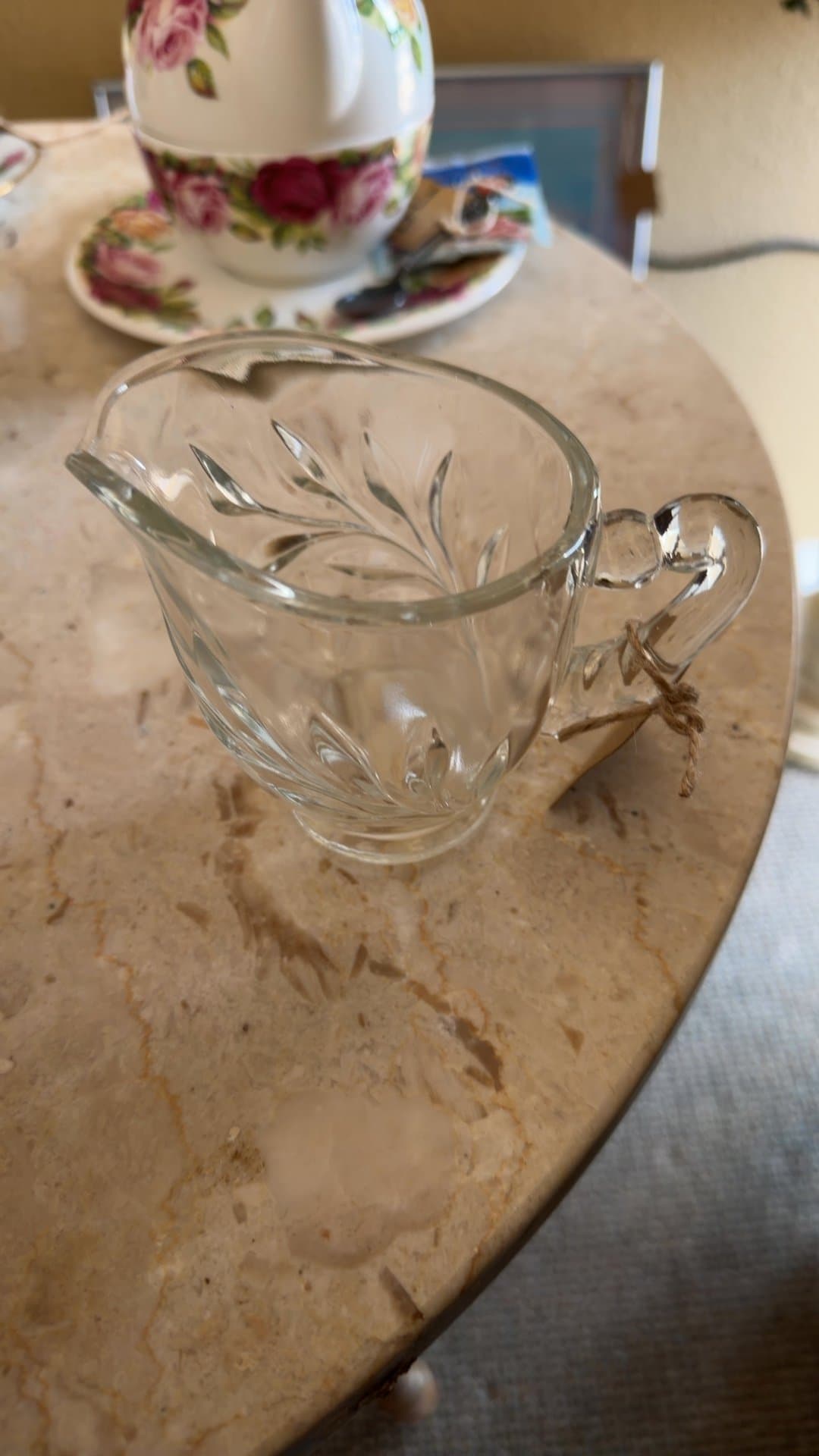 Indiana Glass Willow Creamer - Image 1