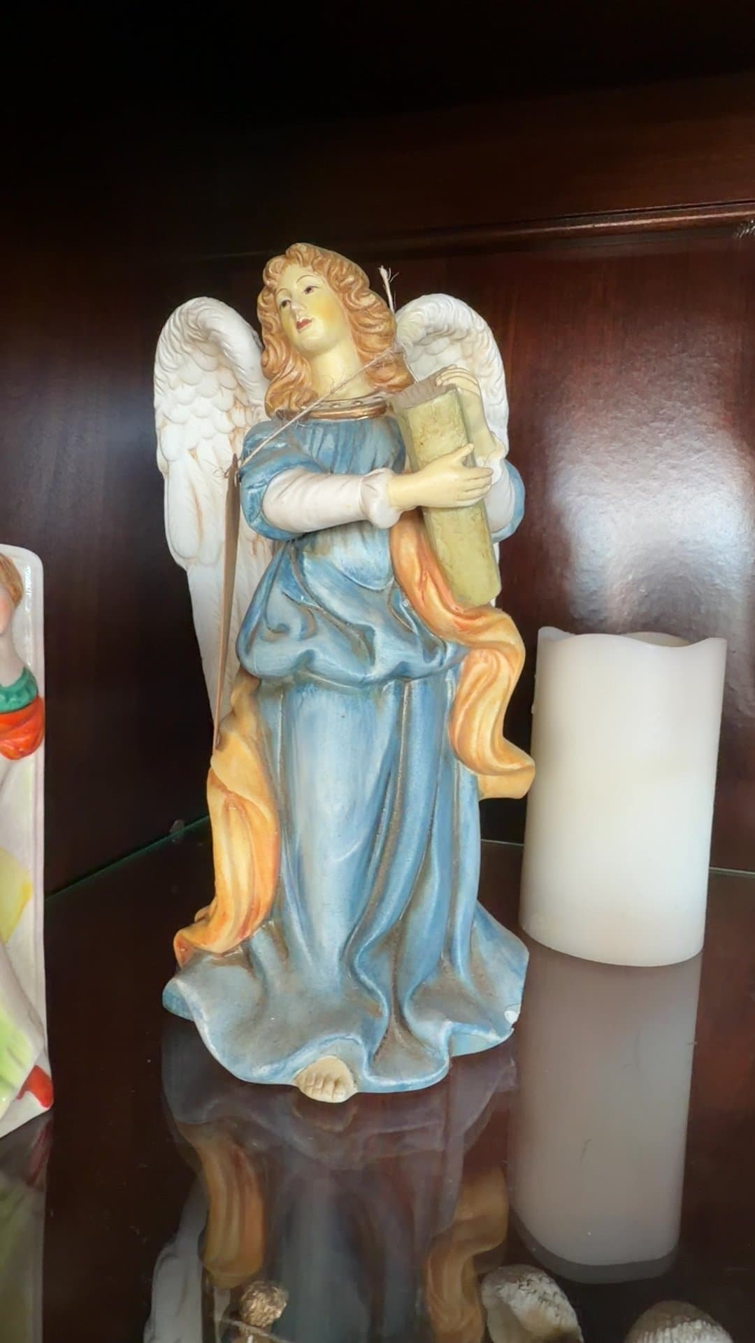 O'Well Carved Angel Figurine - Image 1