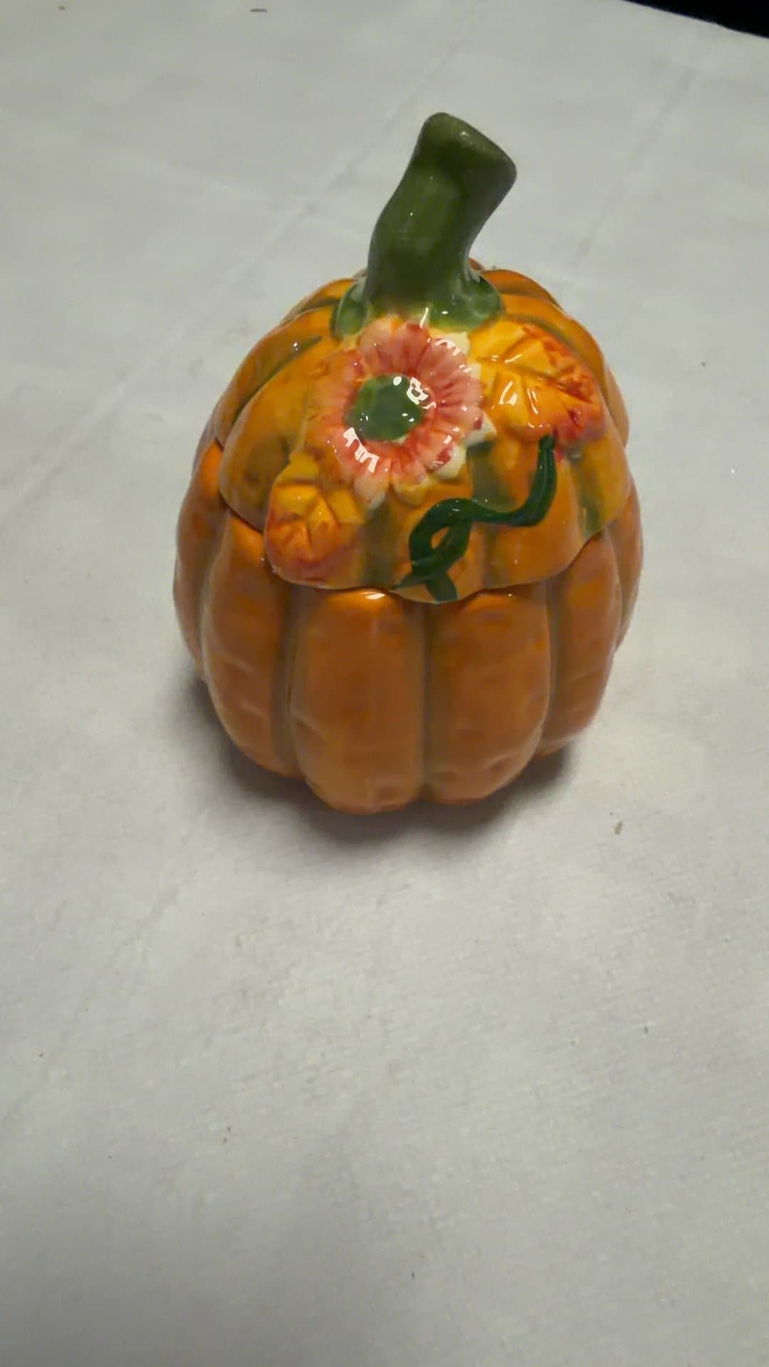 Ceramic Pumpkin Decor - Image 1