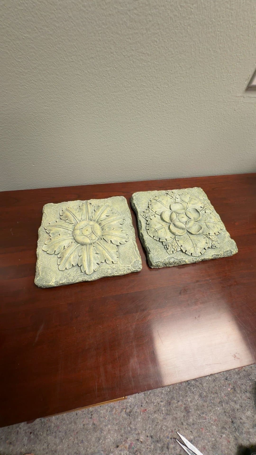 Decorative Stone Wall Plaques - Image 1