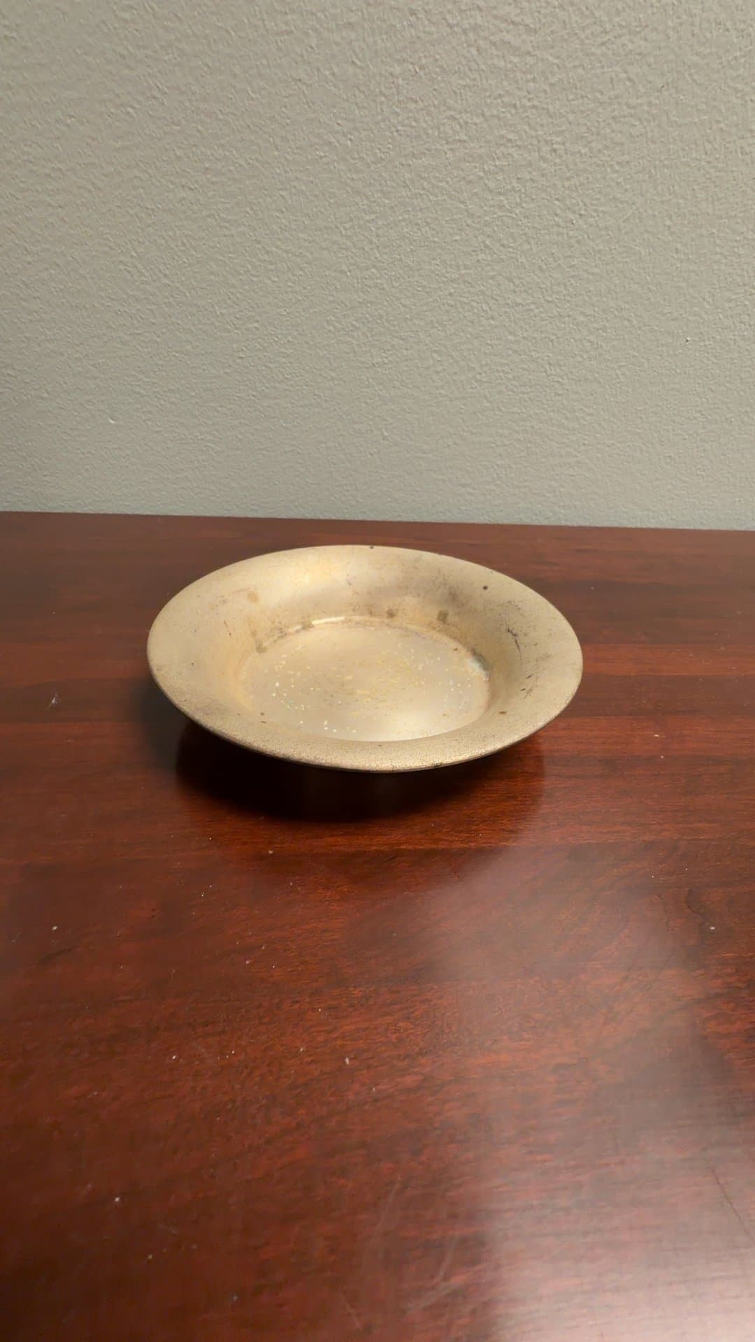 Vintage Brass Decorative Bowl - Image 1
