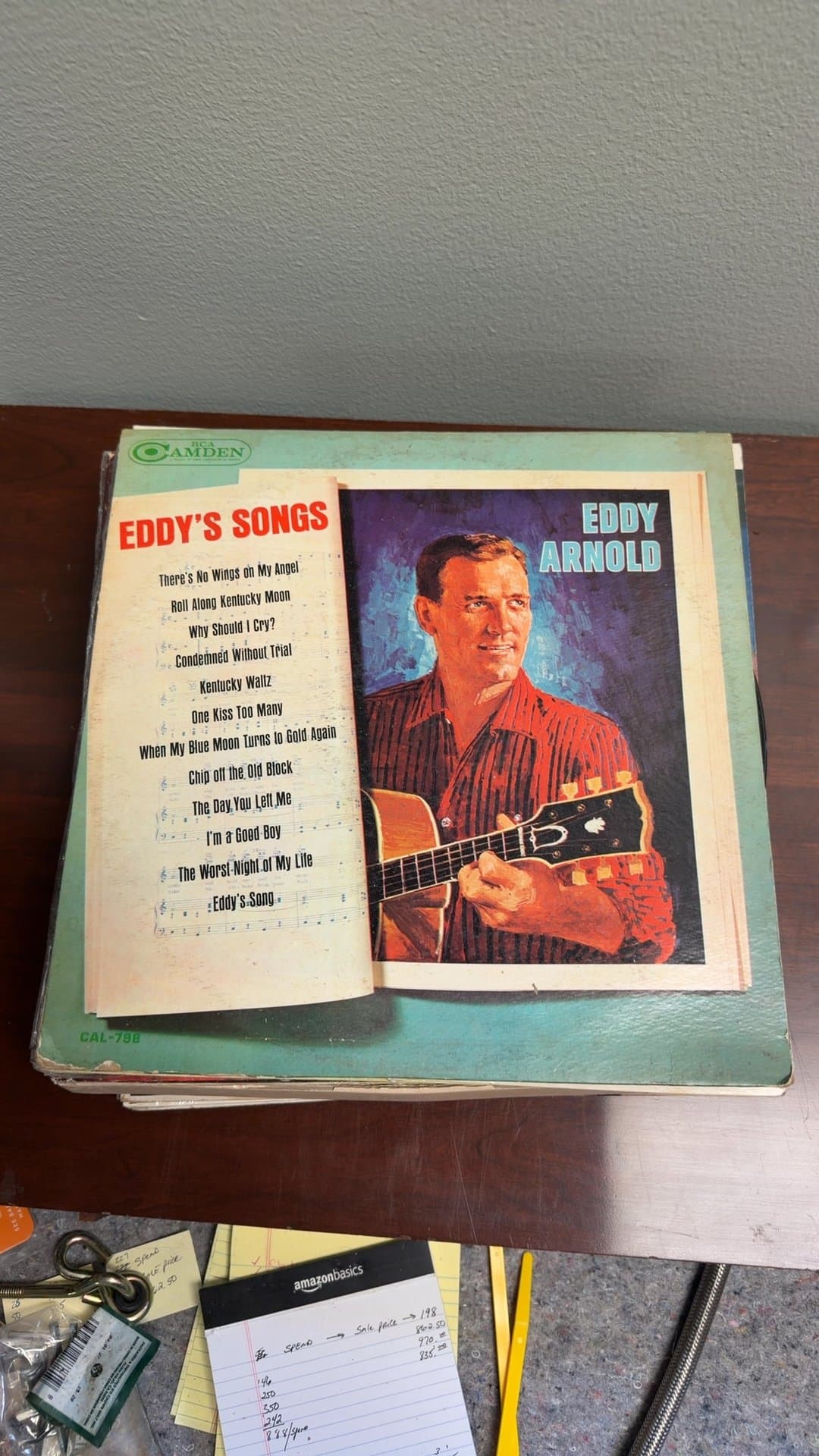 Eddy Arnold - Eddy's Songs Vinyl Record - Image 1