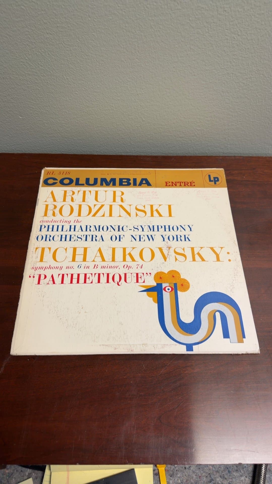 Columbia LP - Tchaikovsky Symphony No. 6 'Pathetique' - Image 1