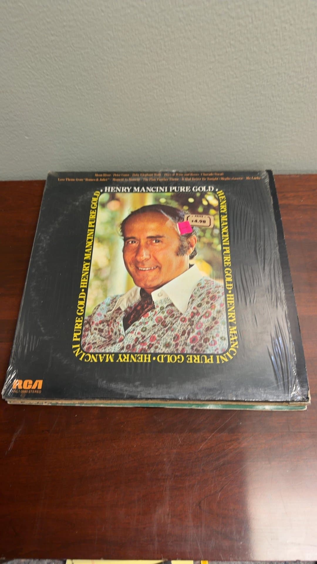 Henry Mancini Pure Gold Vinyl Record - Image 1
