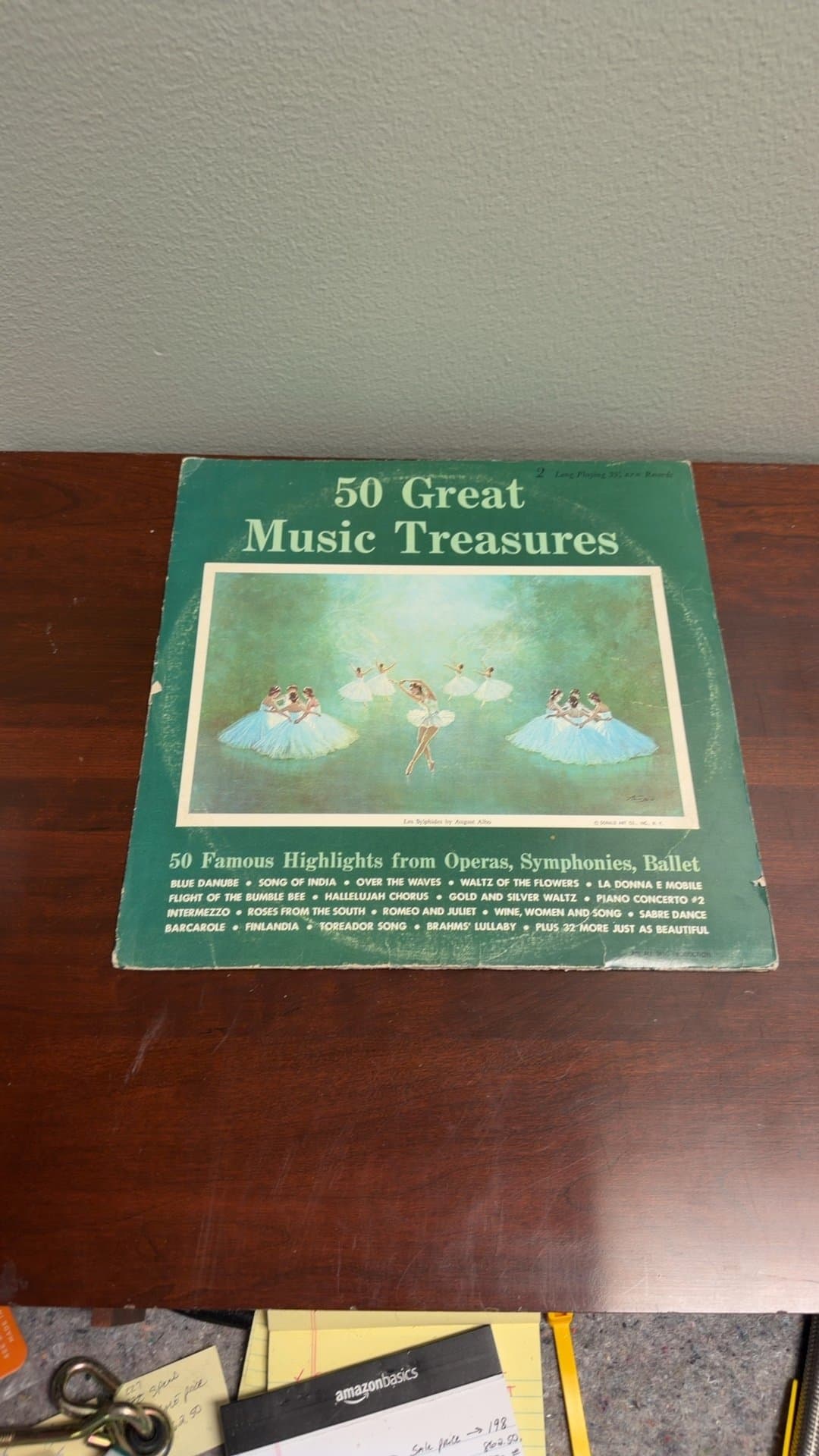 50 Great Music Treasures Vinyl Record - Image 1