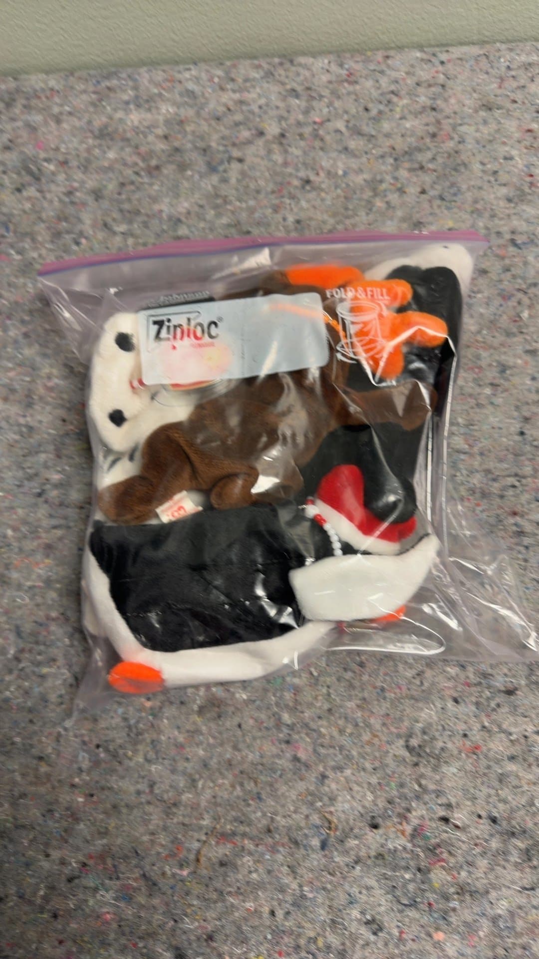 Bag of Beanie Baby Animal Figures - Image 1