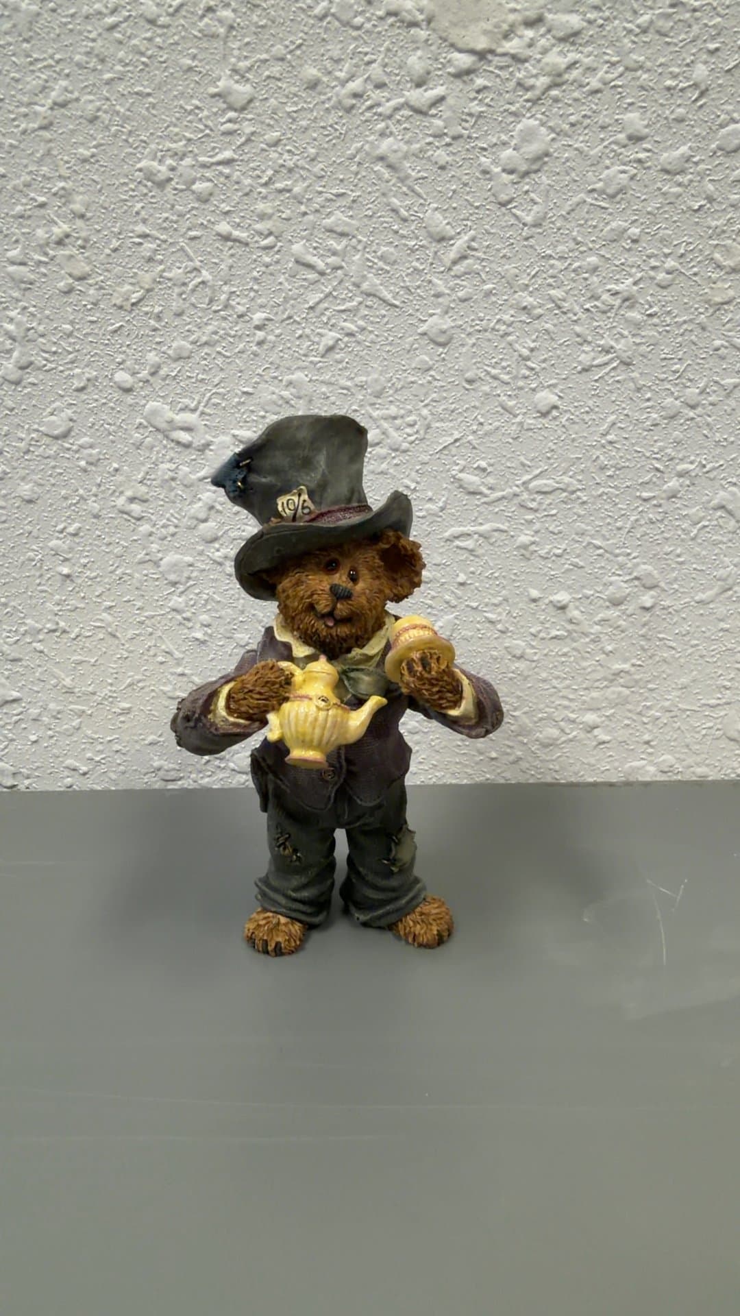 Boyds Bears Mad Hatter Teddy Bear Figurine - Image 1