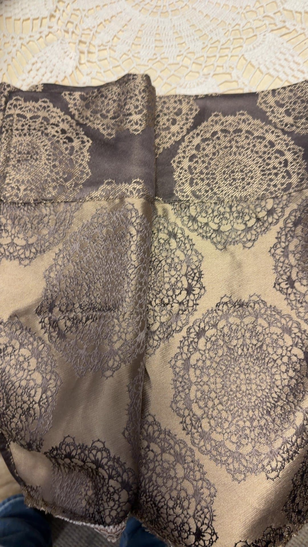 Patterned Polyester Curtain - Image 1