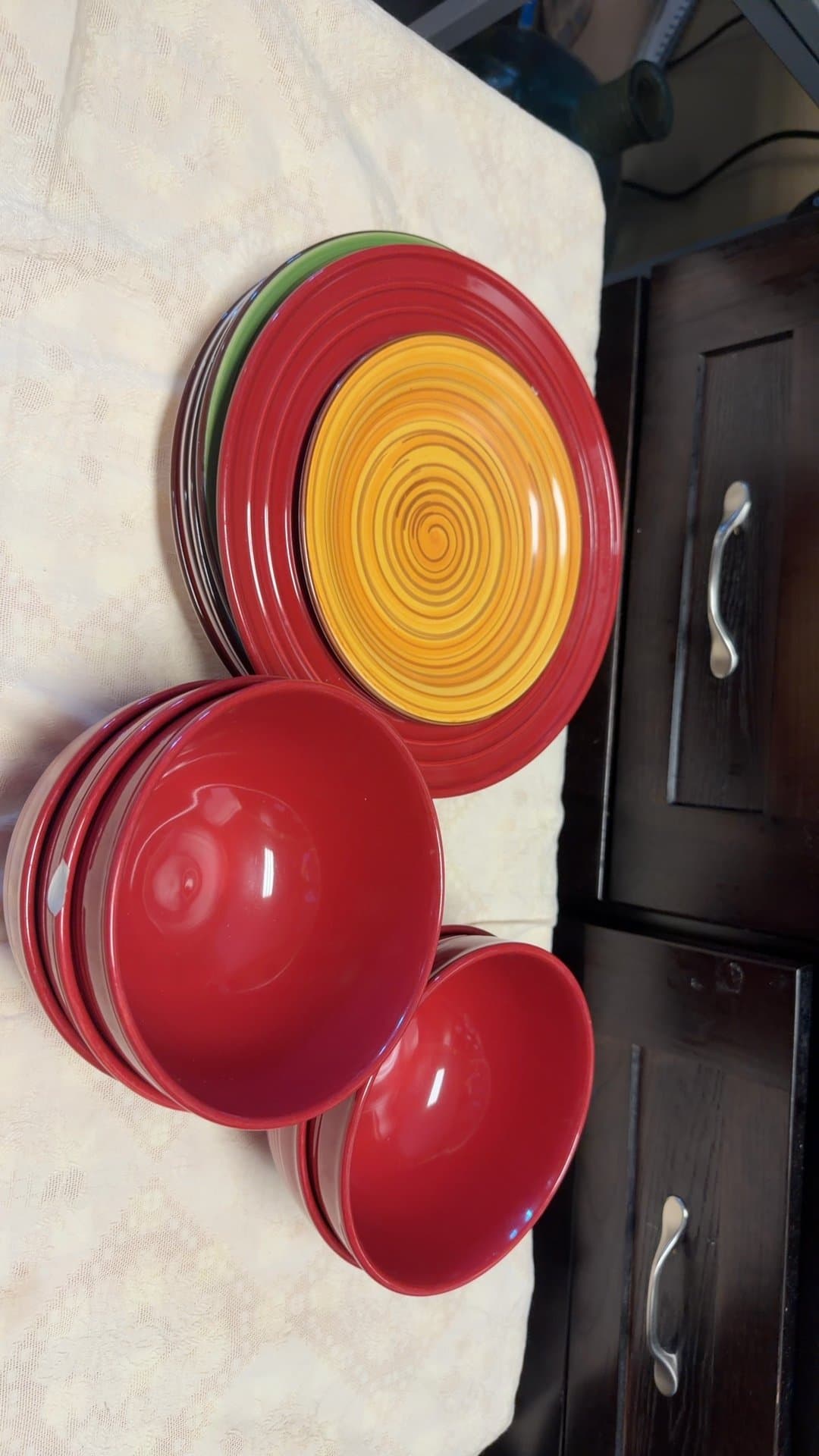 Colorful Ceramic Dinnerware Set - Image 1