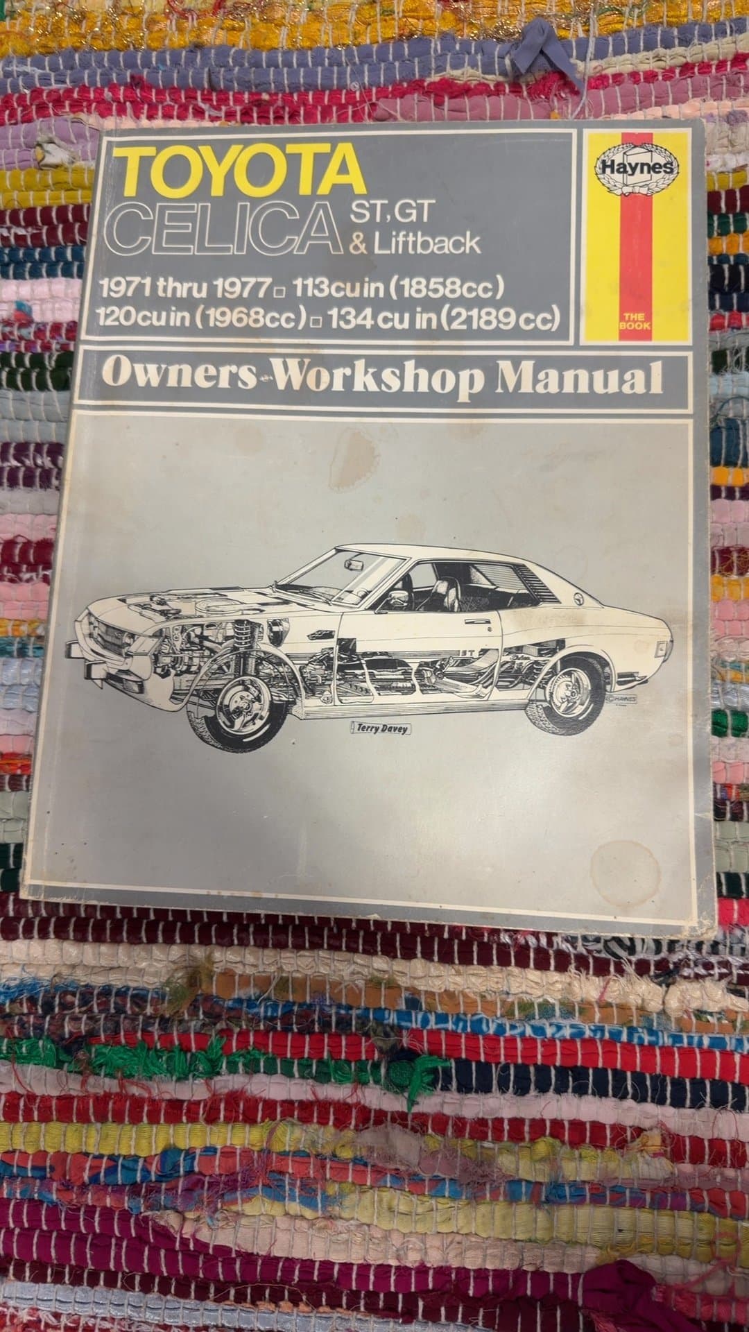 Toyota Celica ST, GT & Liftback Owners Workshop Manual (1971-1977) - Image 1