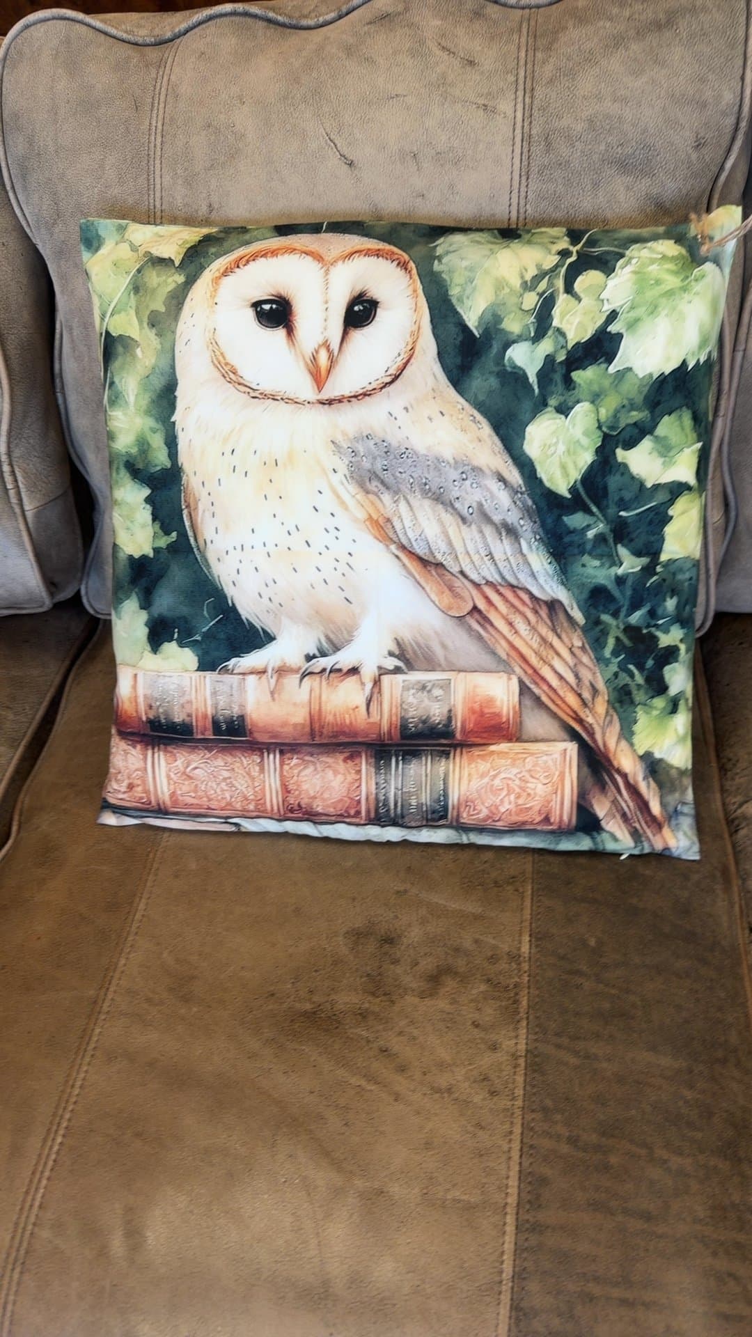 Barn Owl Decorative Cushion - Image 1
