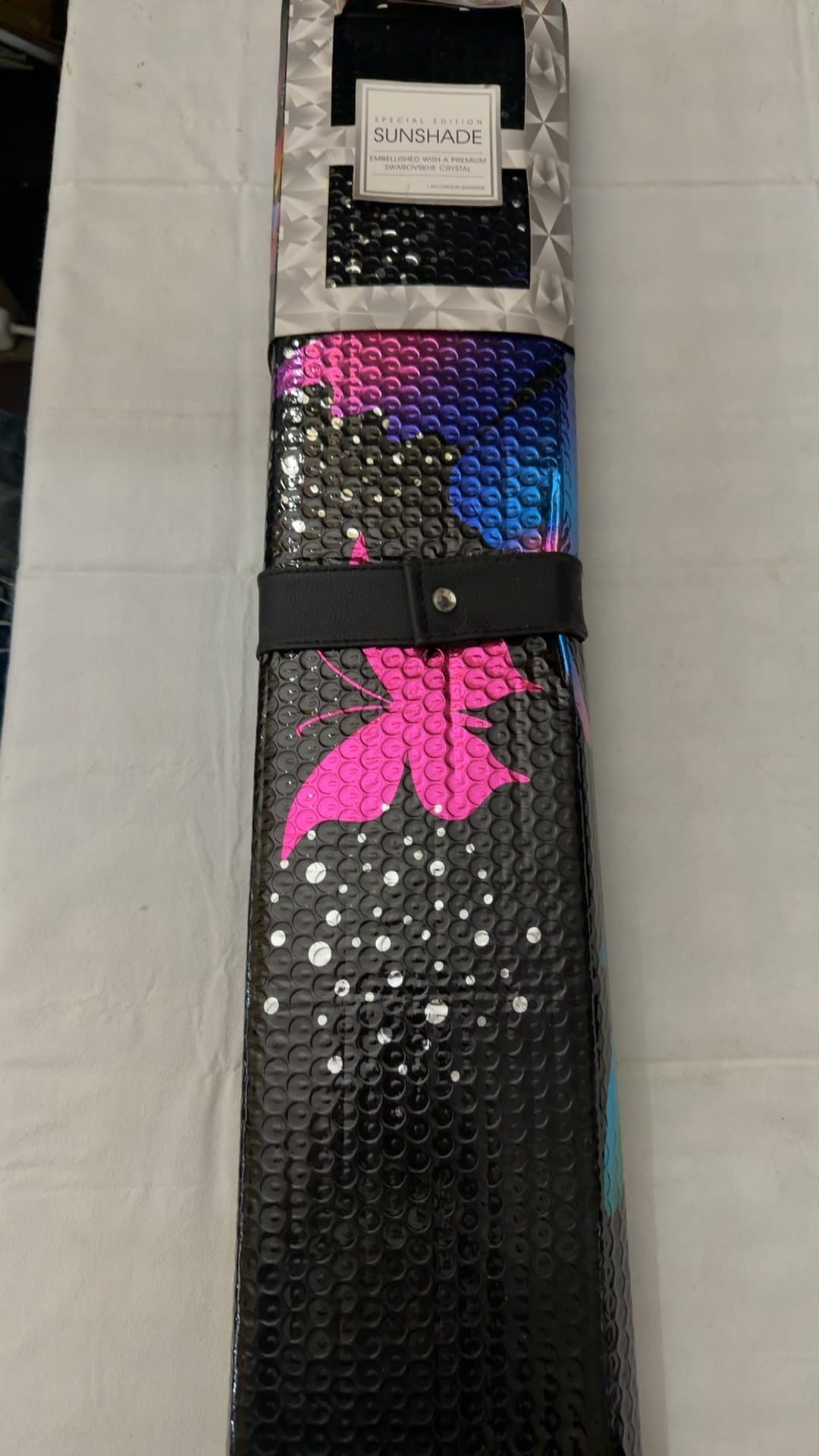 Special Edition Swarovski Crystal Car Sunshade - Image 1