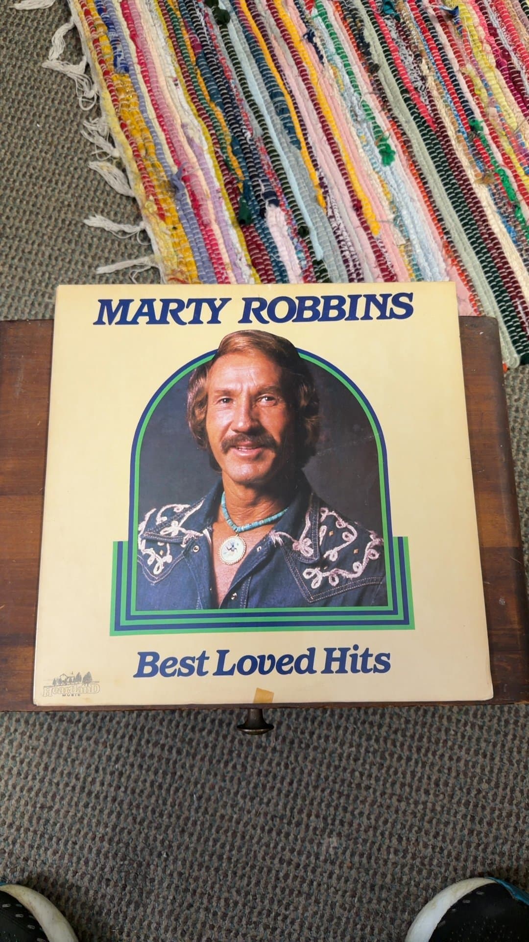 Marty Robbins Best Loved Hits Vinyl Record - Image 1
