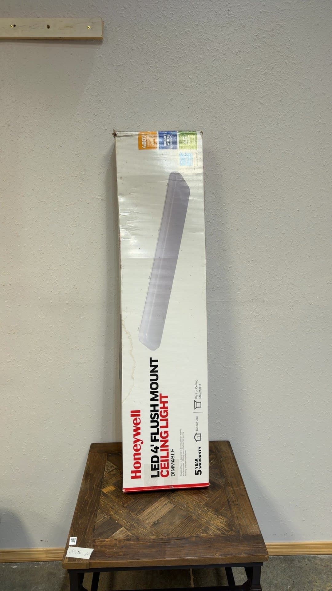 Honeywell 4ft LED Flush Mount Ceiling Light - Image 1