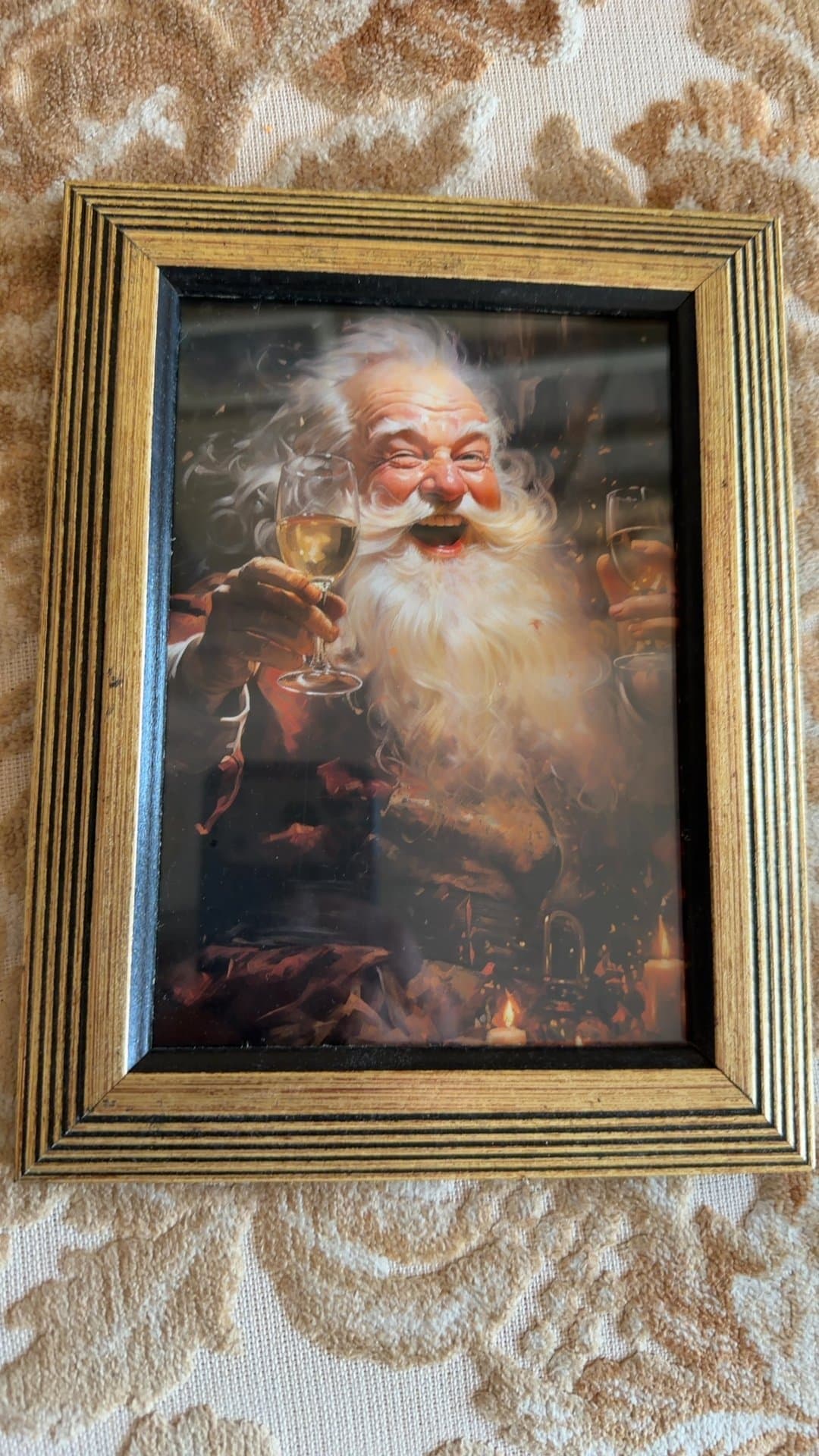 Framed Santa Claus "December 26" - Image 1