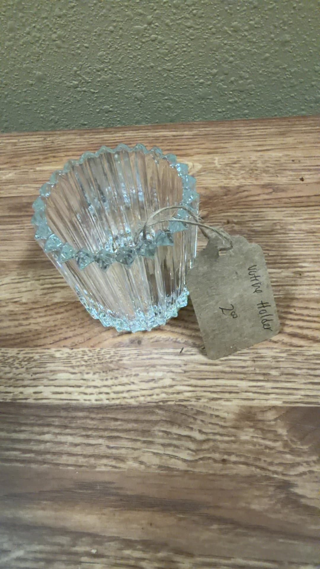 Glass Votive Candle Holder - Image 1
