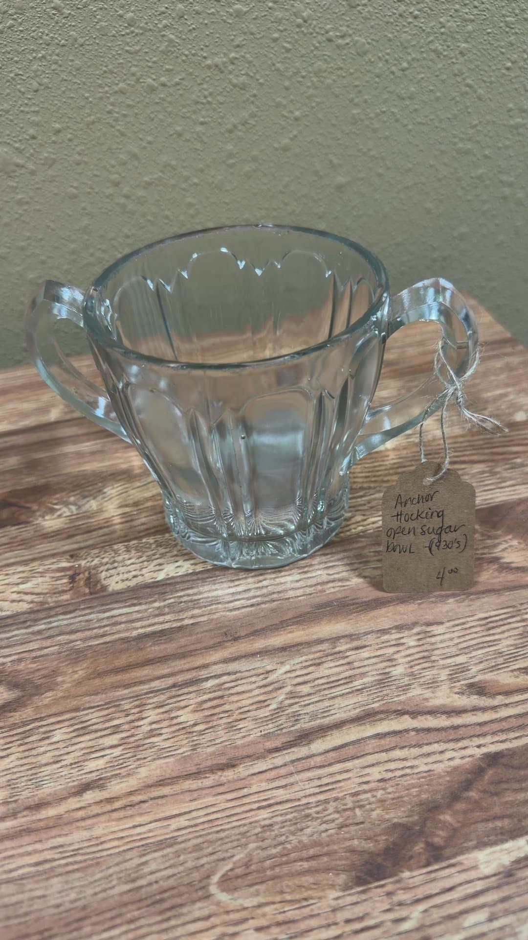 Anchor Hocking Open Sugar Bowl - Image 1