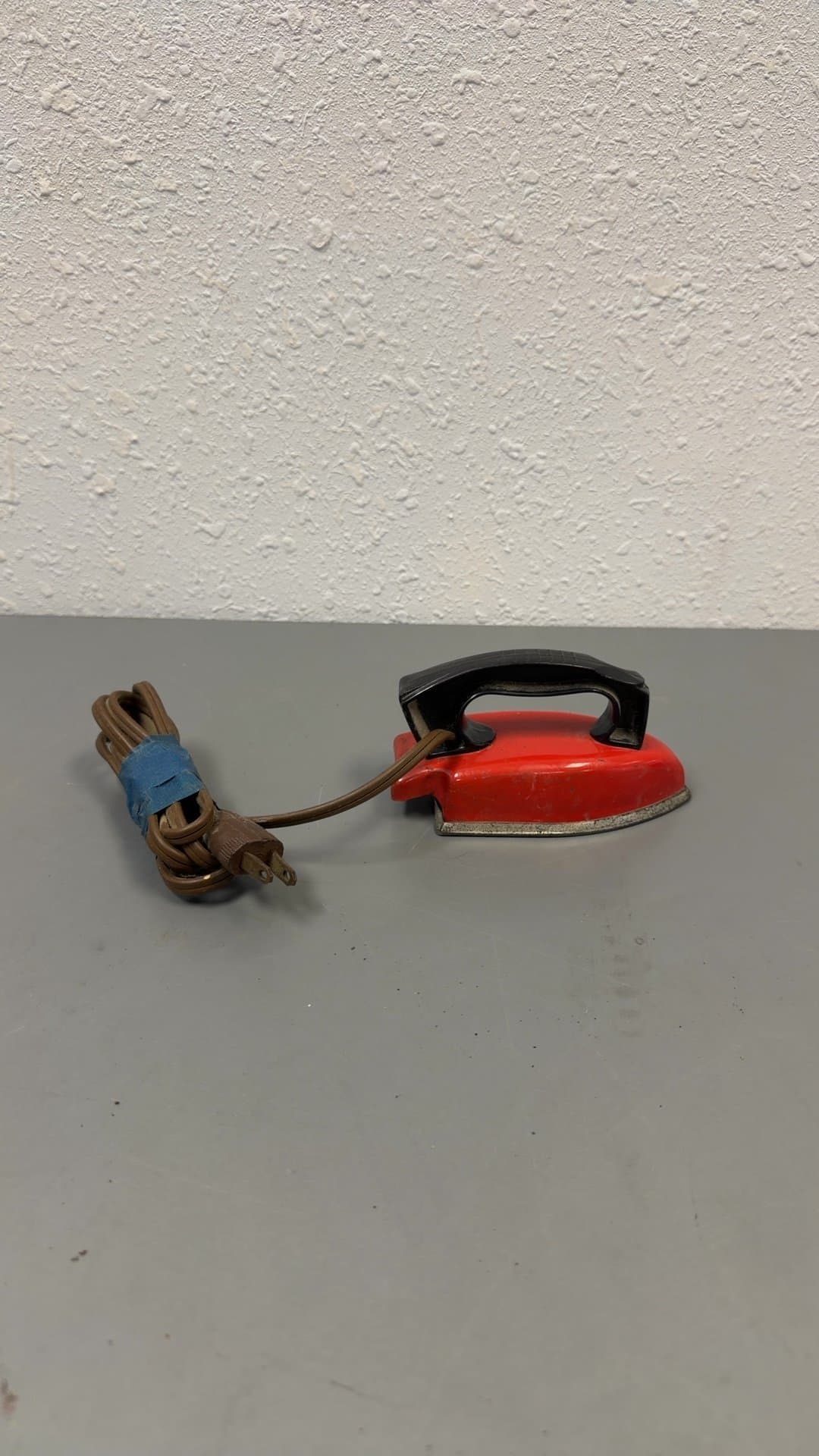 Vintage Miniature Electric Toy Clothes Iron - Image 1