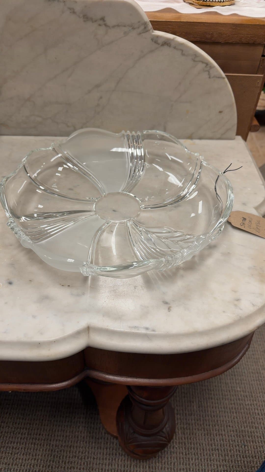 Satin Orchid Glass Platter - Image 1