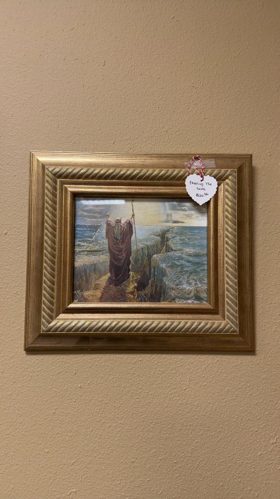 Framed Painting 'Parting the Seas' - Image 1
