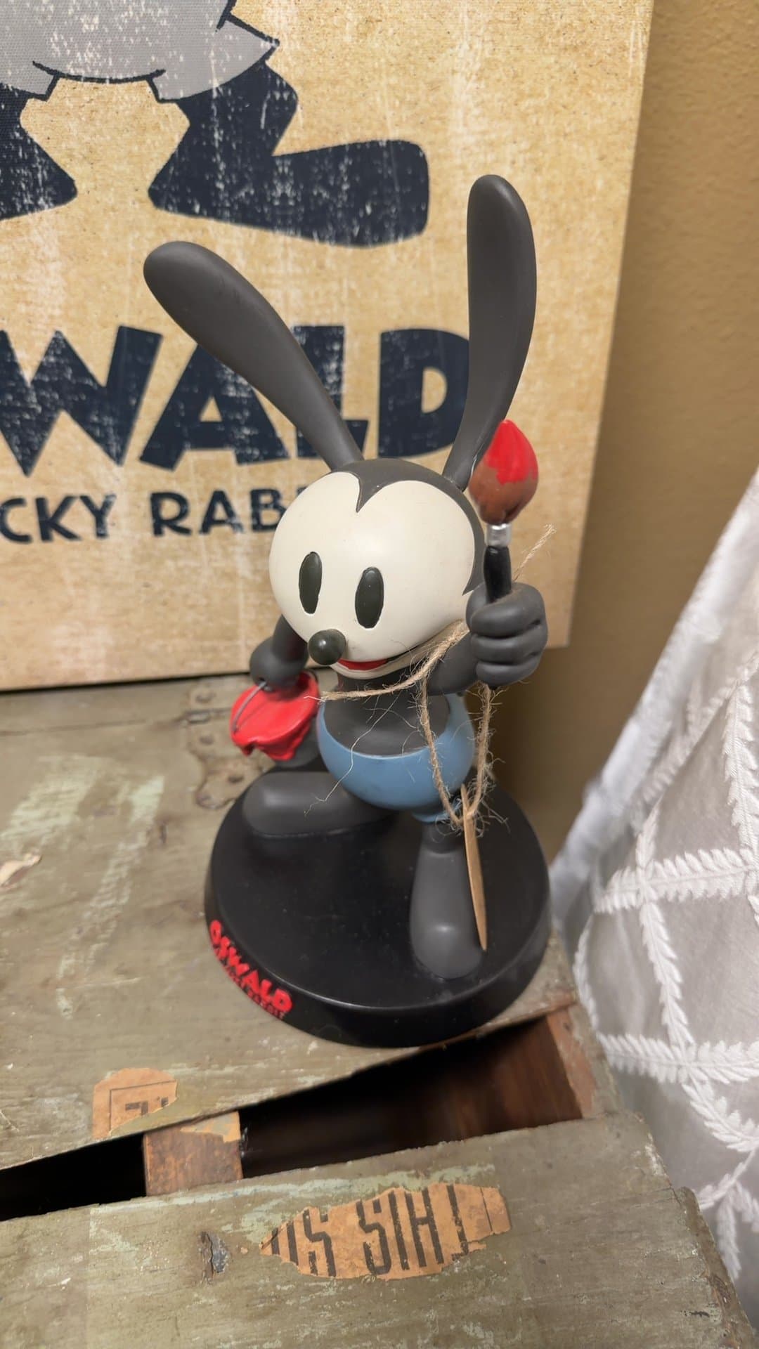 Oswald the Lucky Rabbit Figurine - Image 1