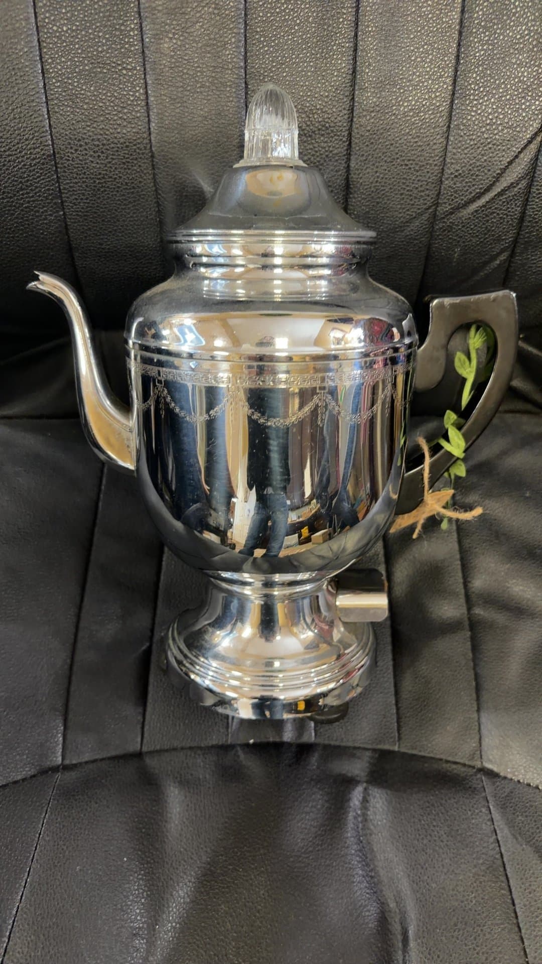 Vintage Silver Plated Teapot - Image 1