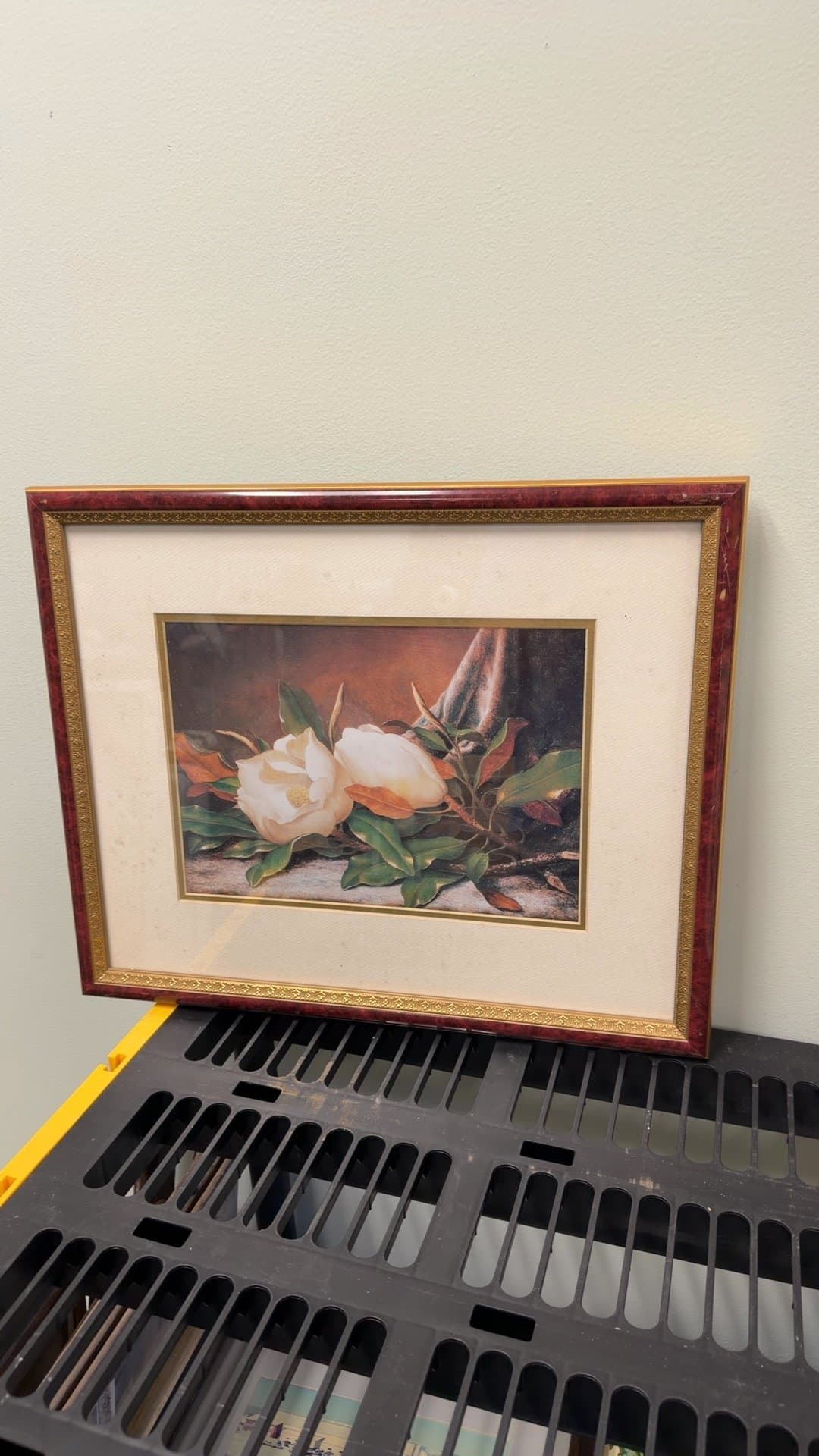 Framed Floral Still Life Print - Image 1