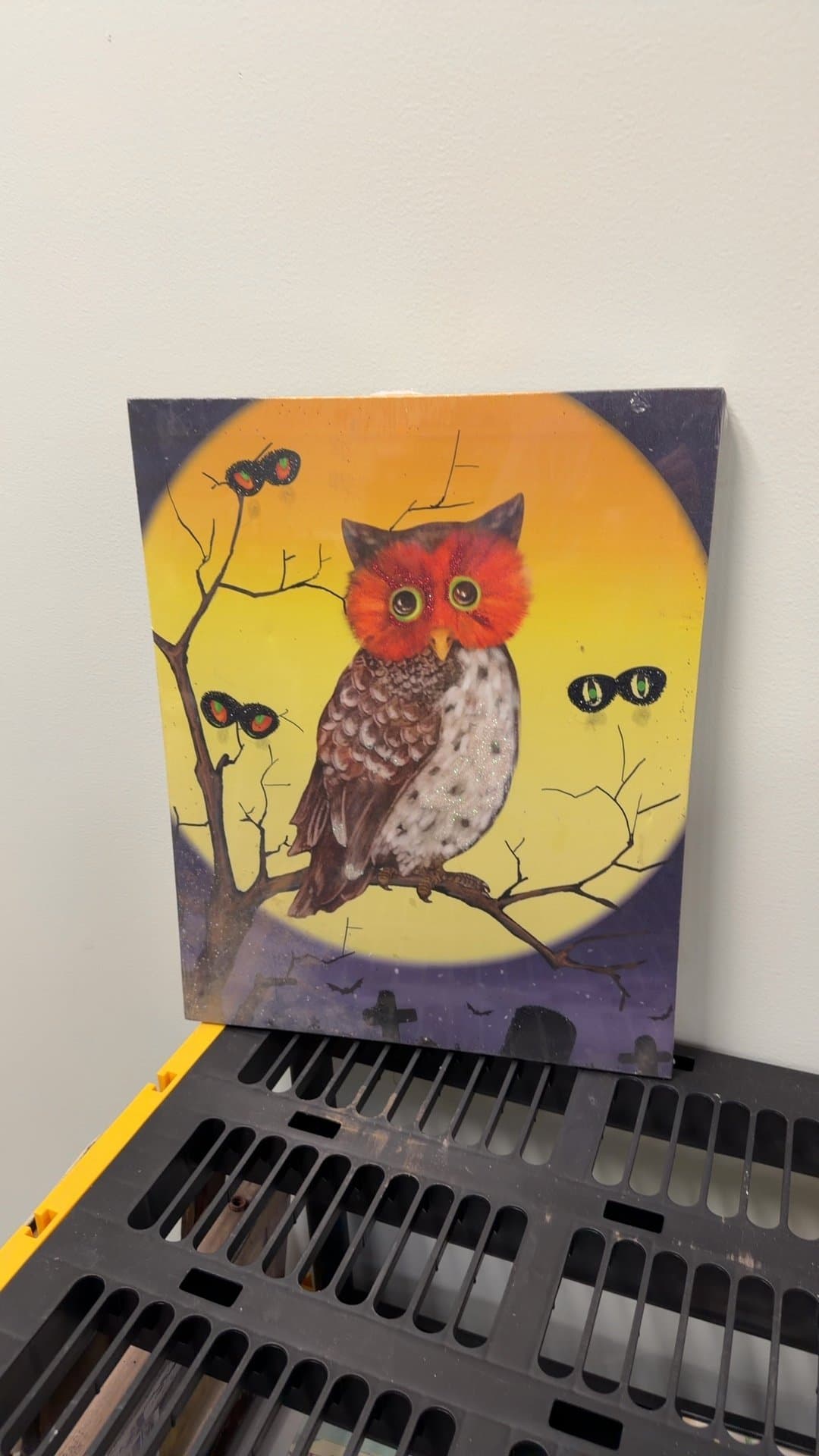 Halloween Owl Art Print - Image 1
