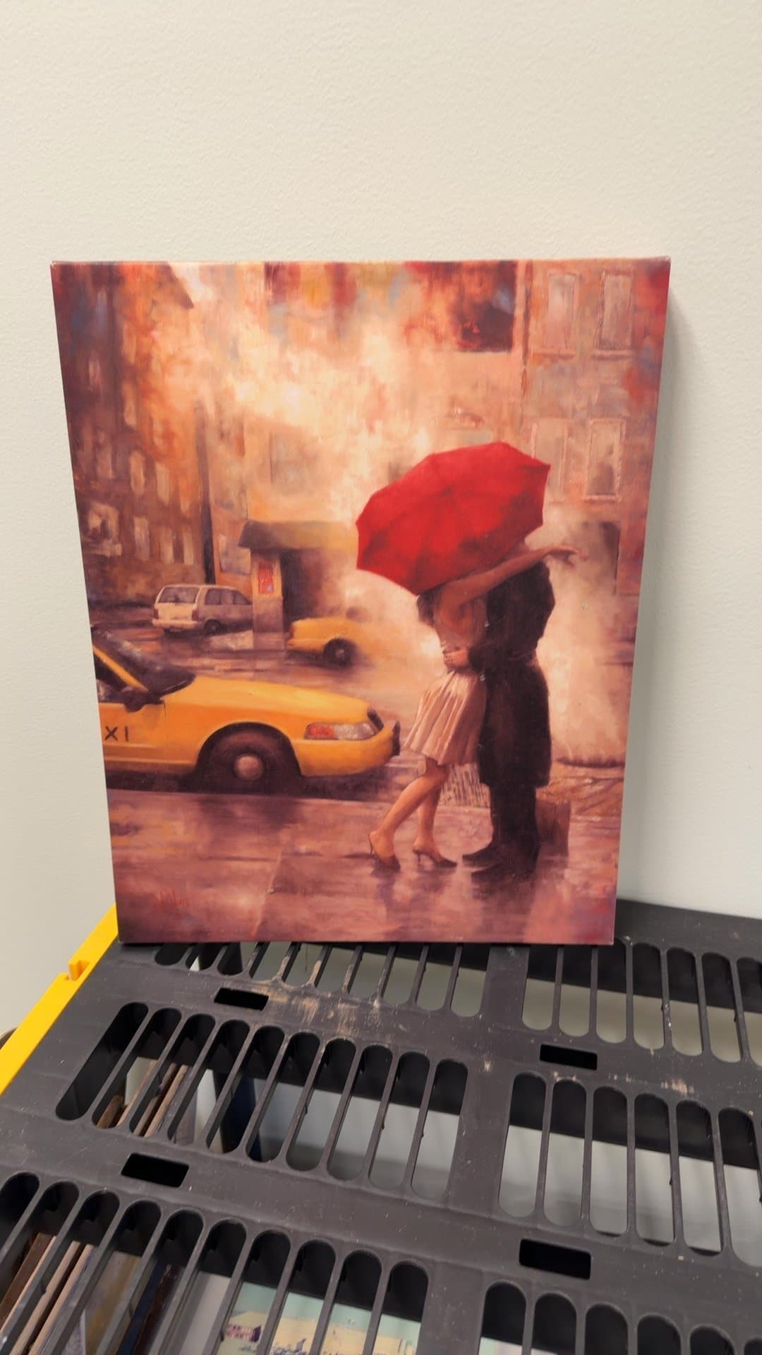 Romantic Street Scene Canvas Print - Image 1