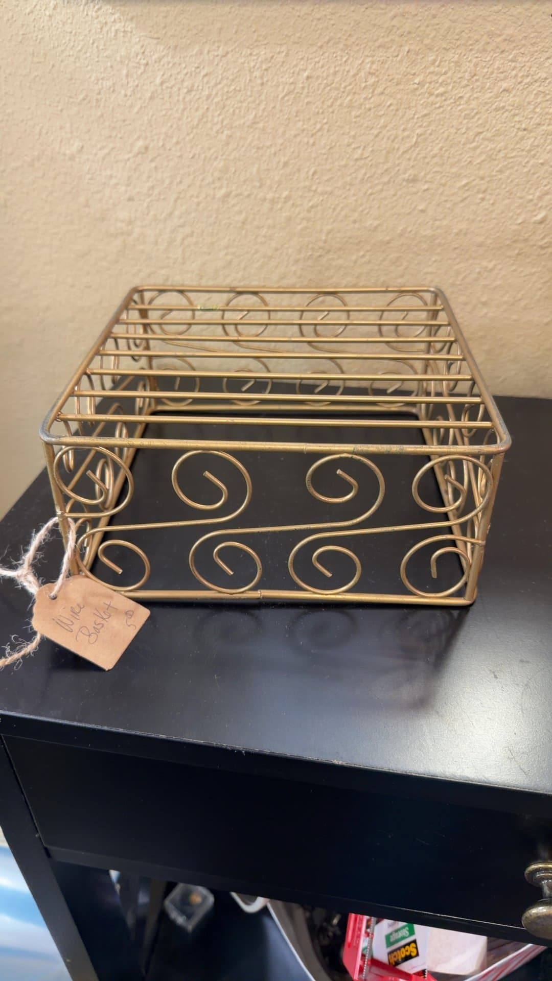 Decorative Wire Basket - Image 1