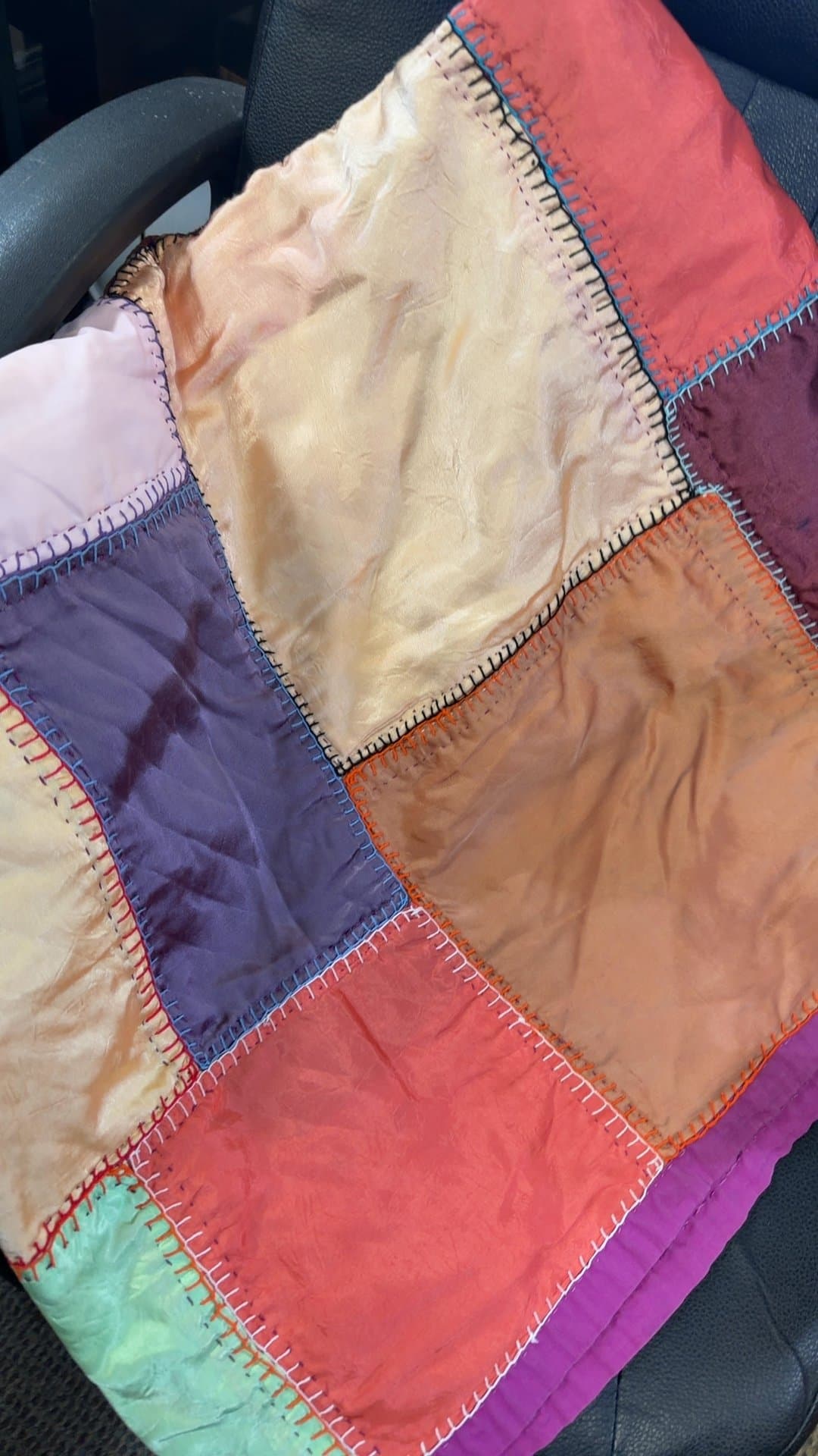 Handmade Patchwork Quilt - Image 1