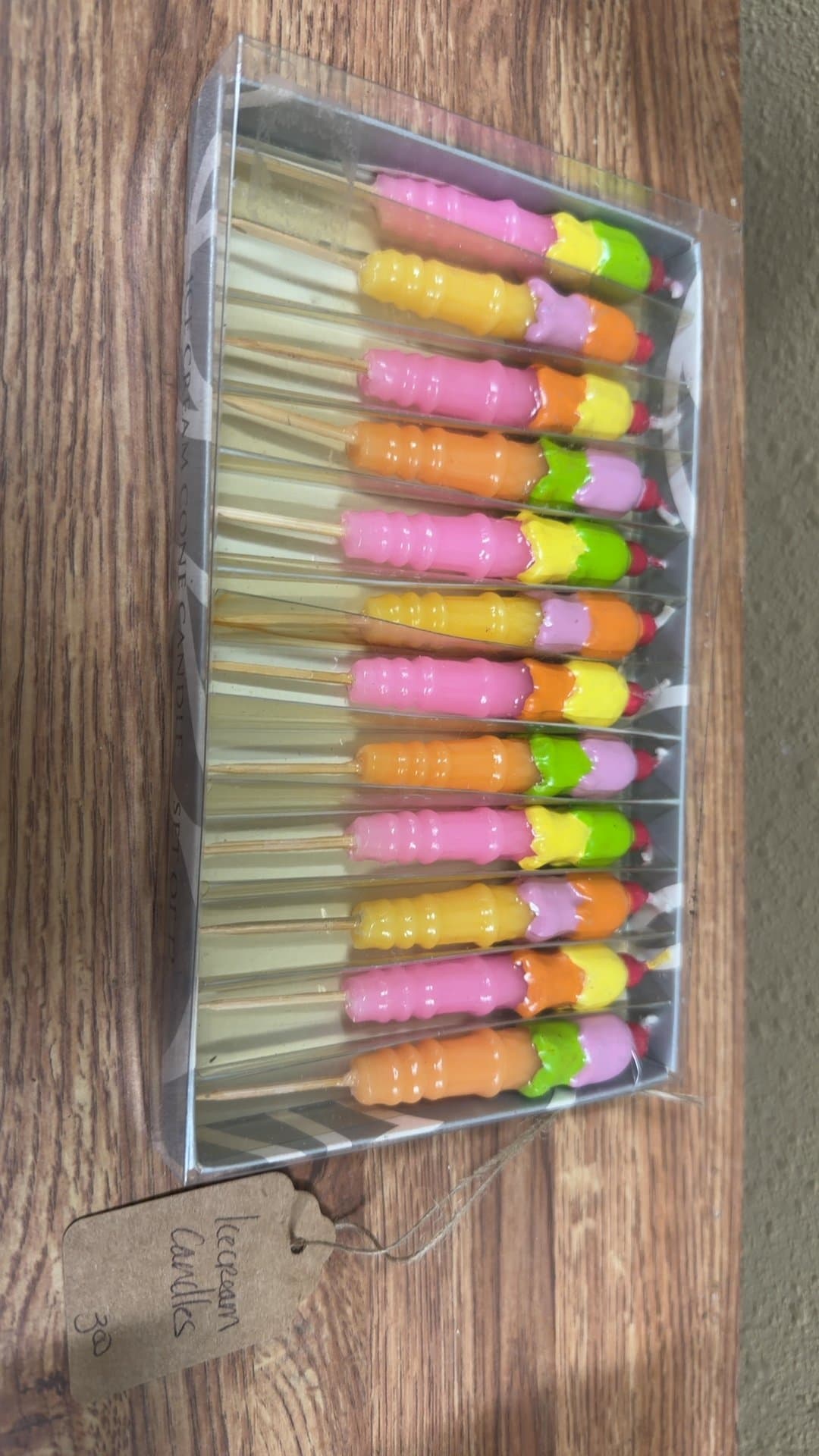Ice Cream Cone Candles - Image 1